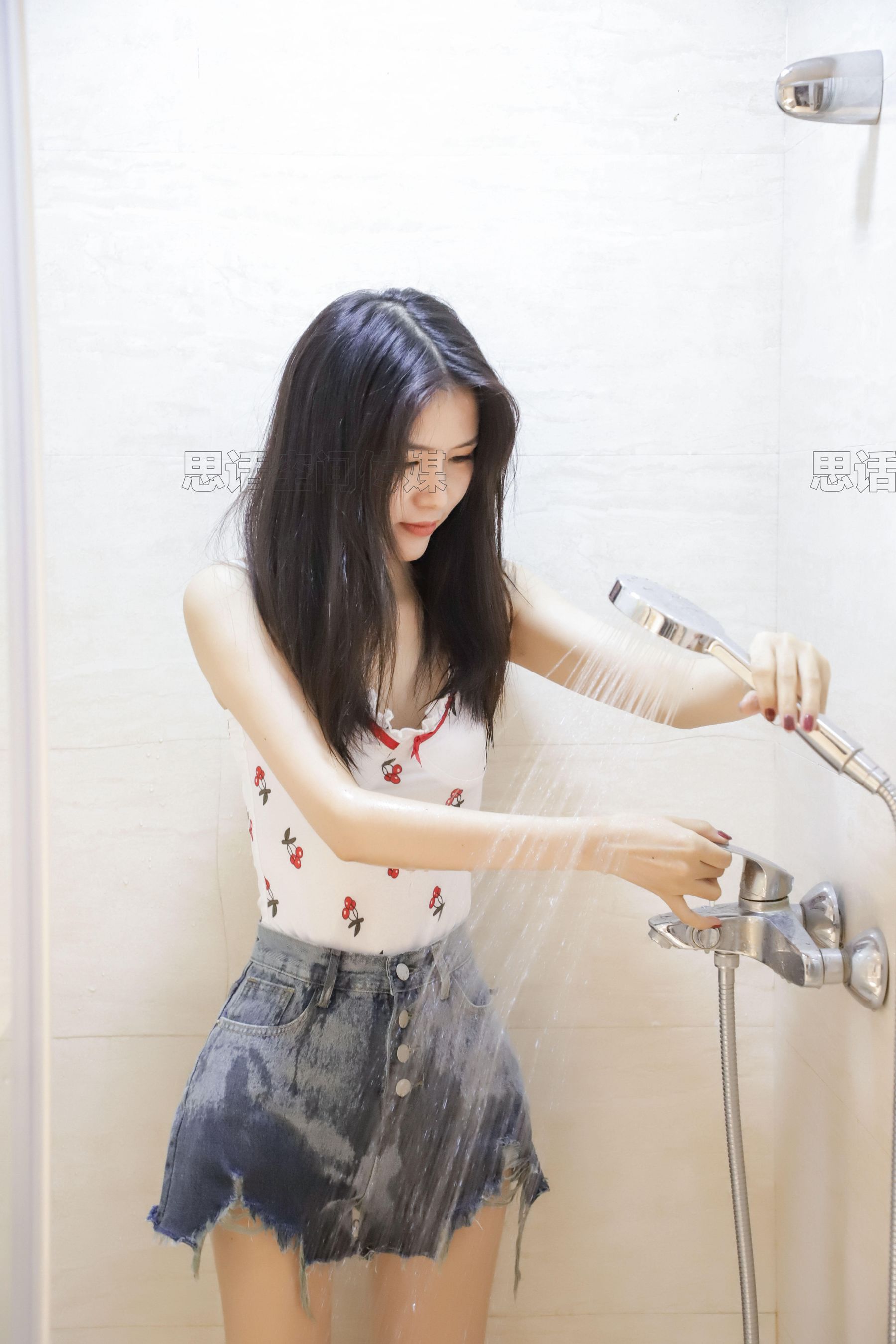 SJ011 筱蝶 湿身泡泡女孩-图32