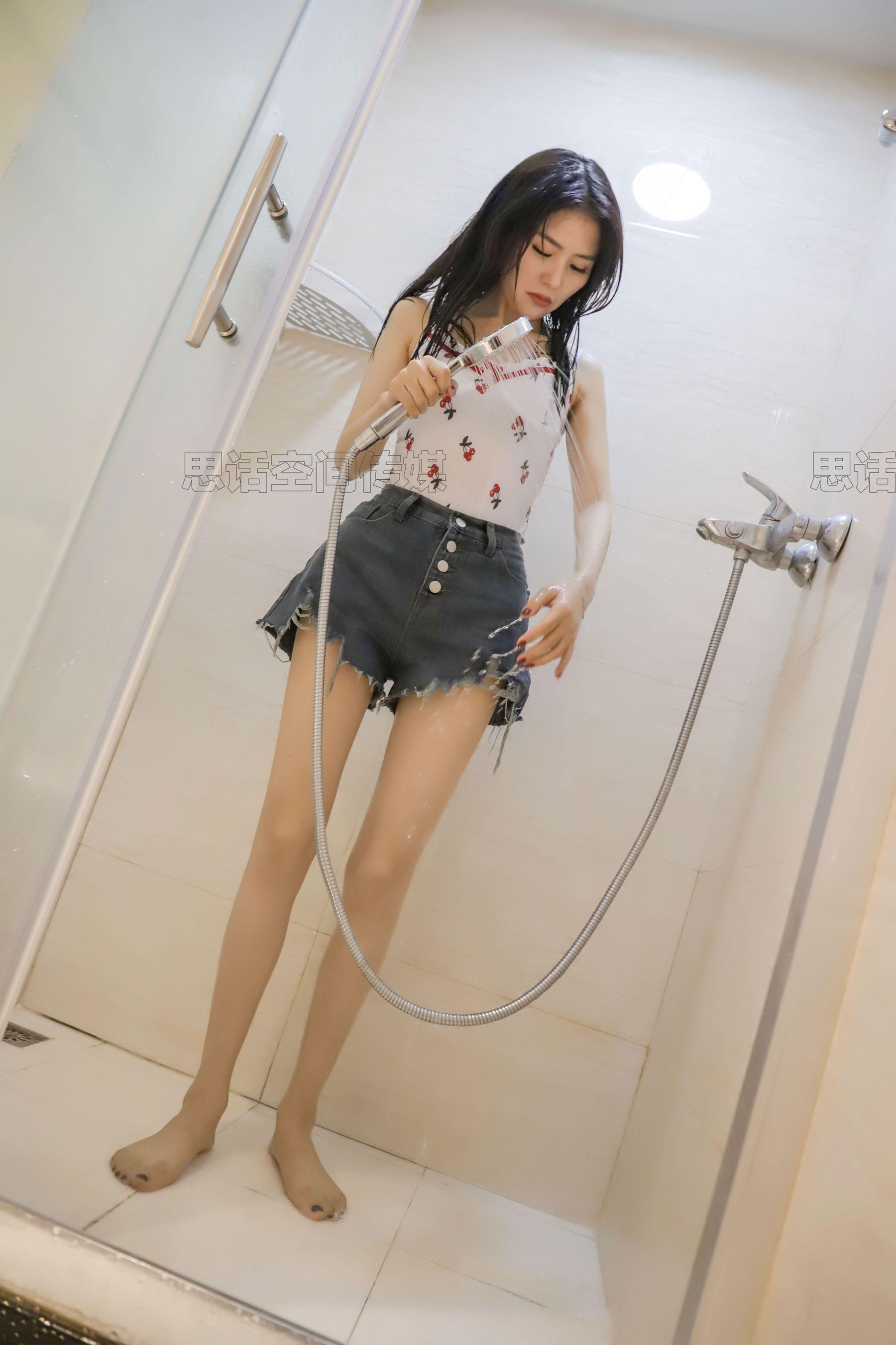 SJ011 筱蝶 湿身泡泡女孩-图39