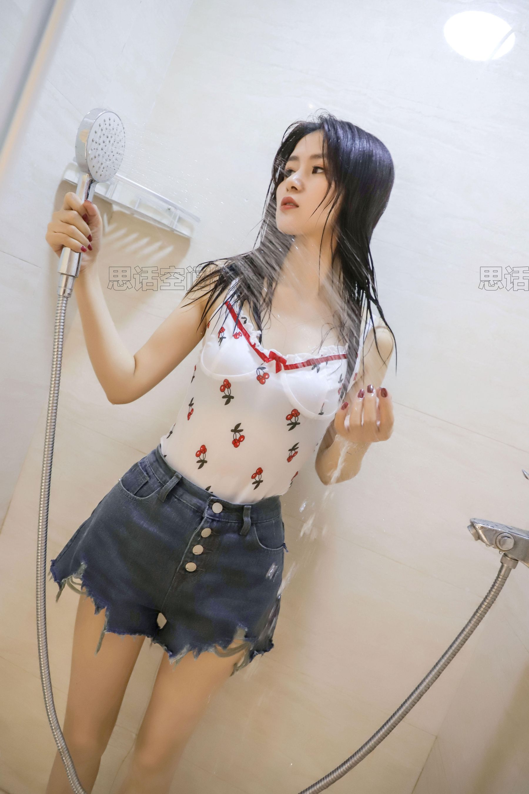 SJ011 筱蝶 湿身泡泡女孩-图40