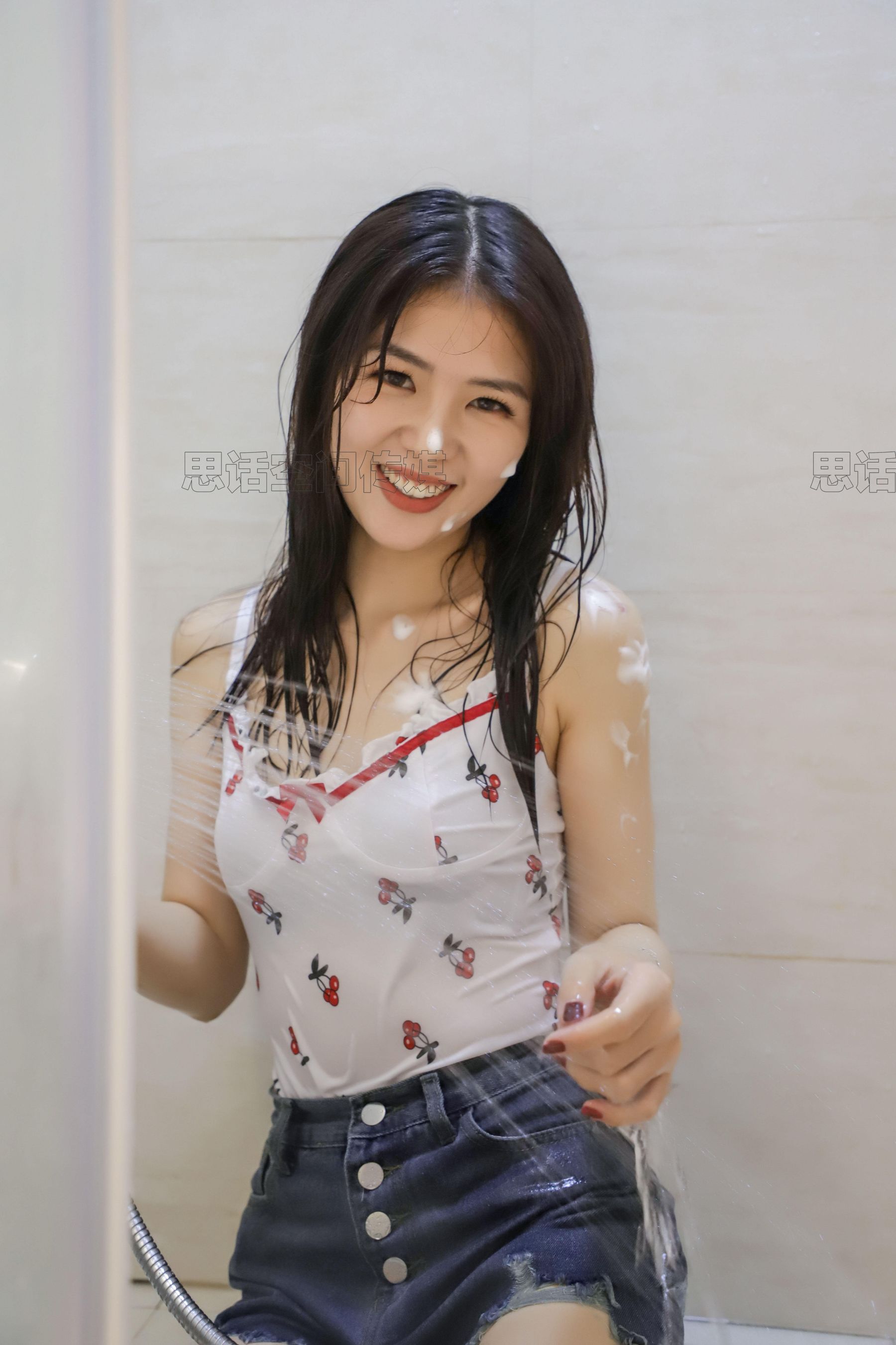 SJ011 筱蝶 湿身泡泡女孩-图42