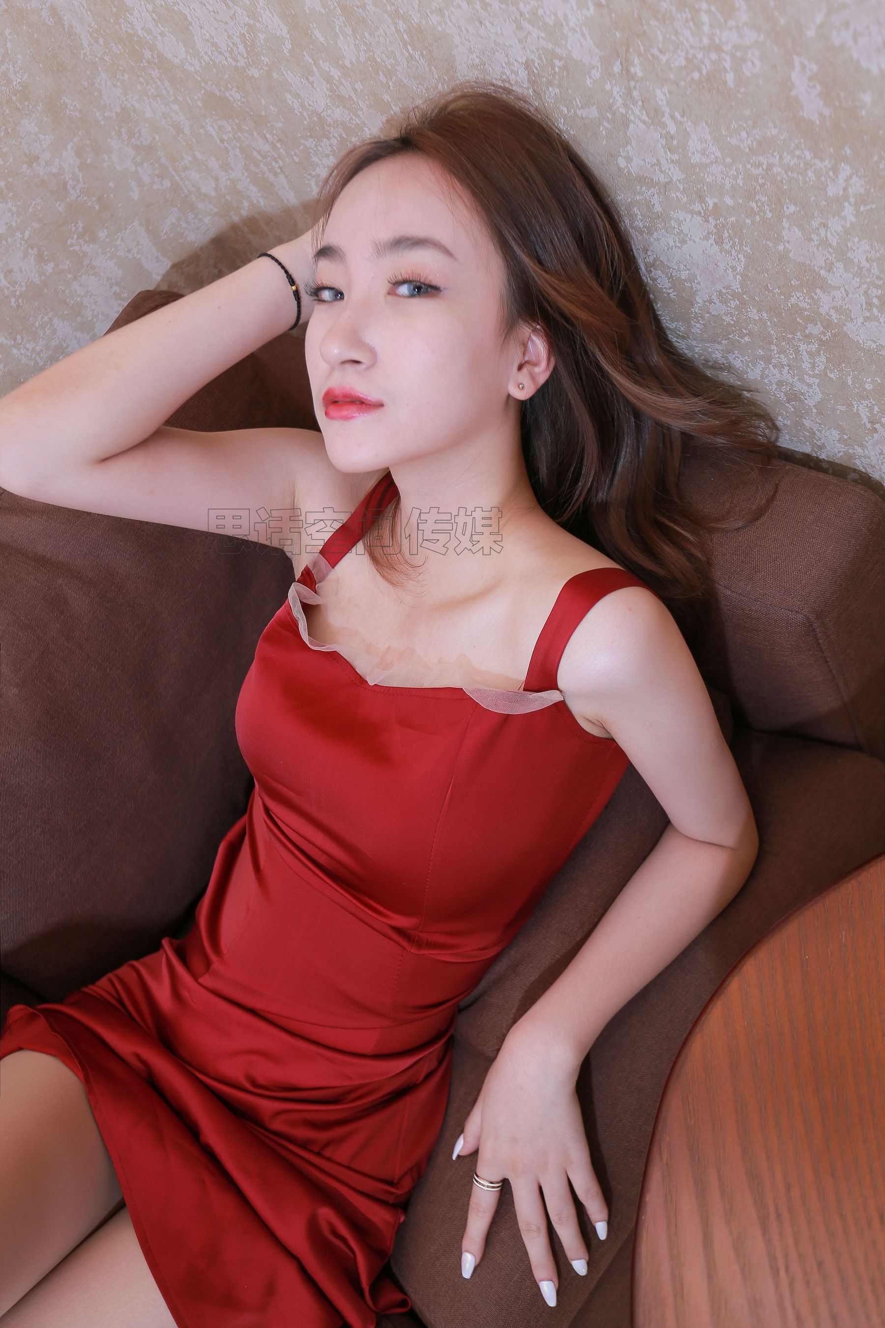 SJ012 Reya 红裙嫩足-图28