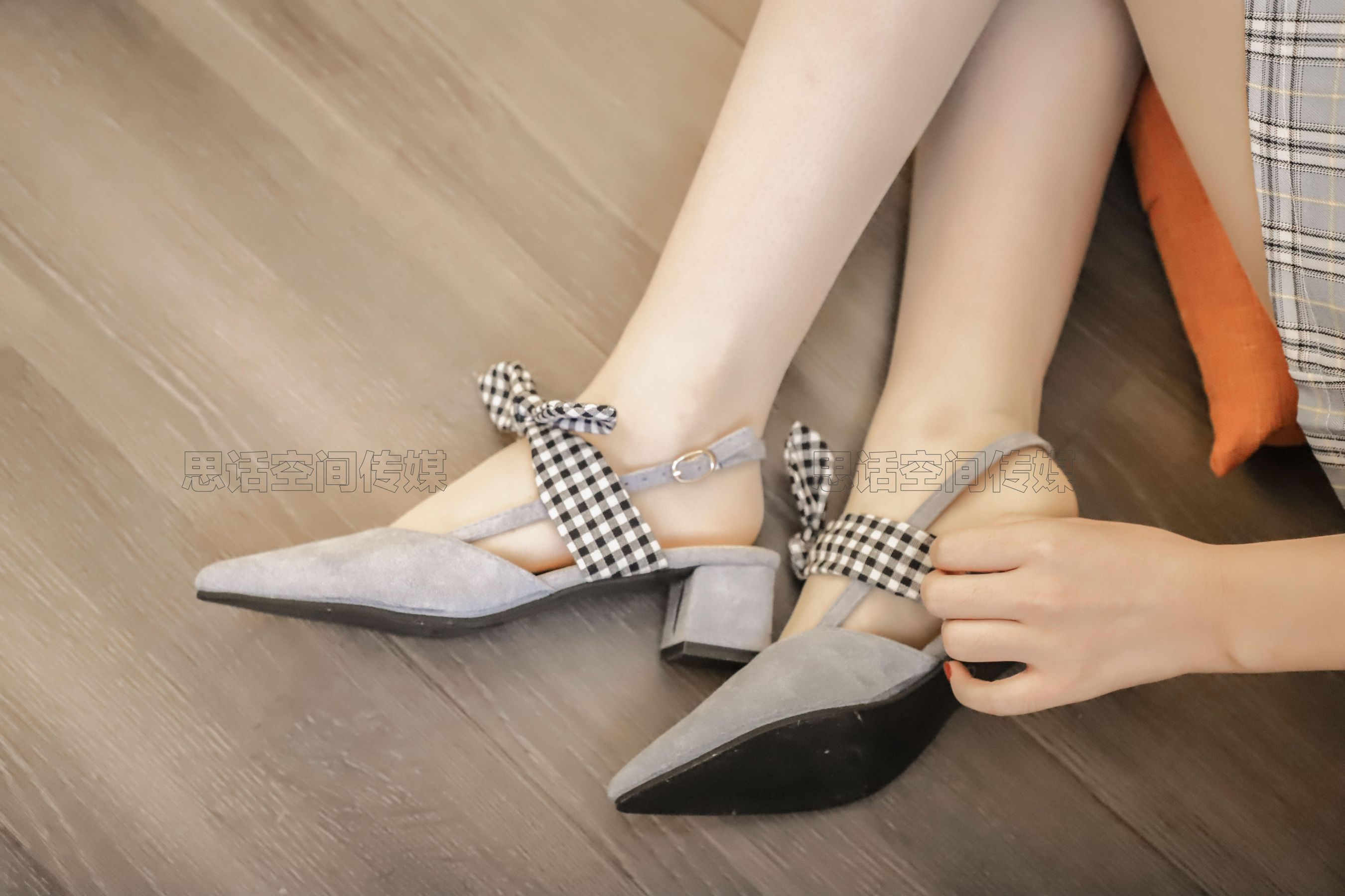 SJ016 苏羽 清新肉丝校花-图9