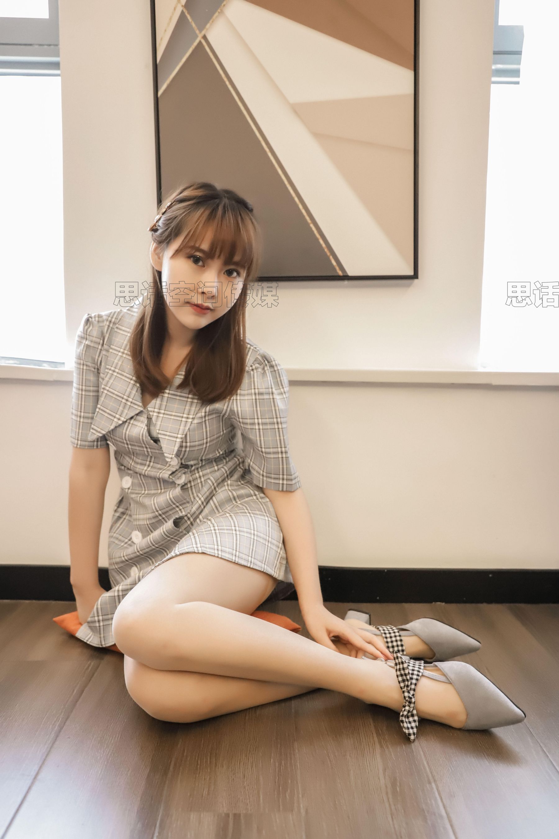 SJ016 苏羽 清新肉丝校花-图10