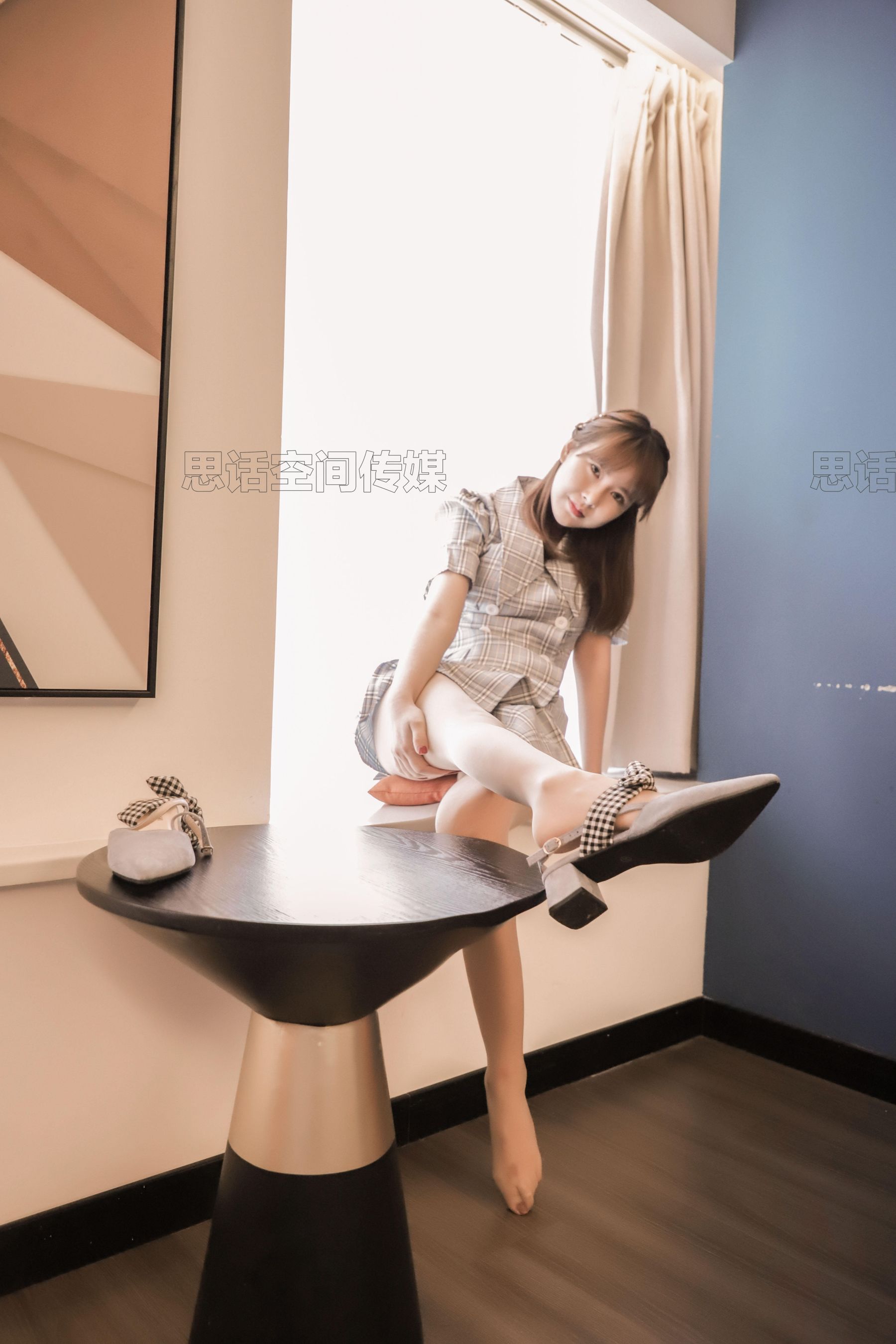 SJ016 苏羽 清新肉丝校花-图22