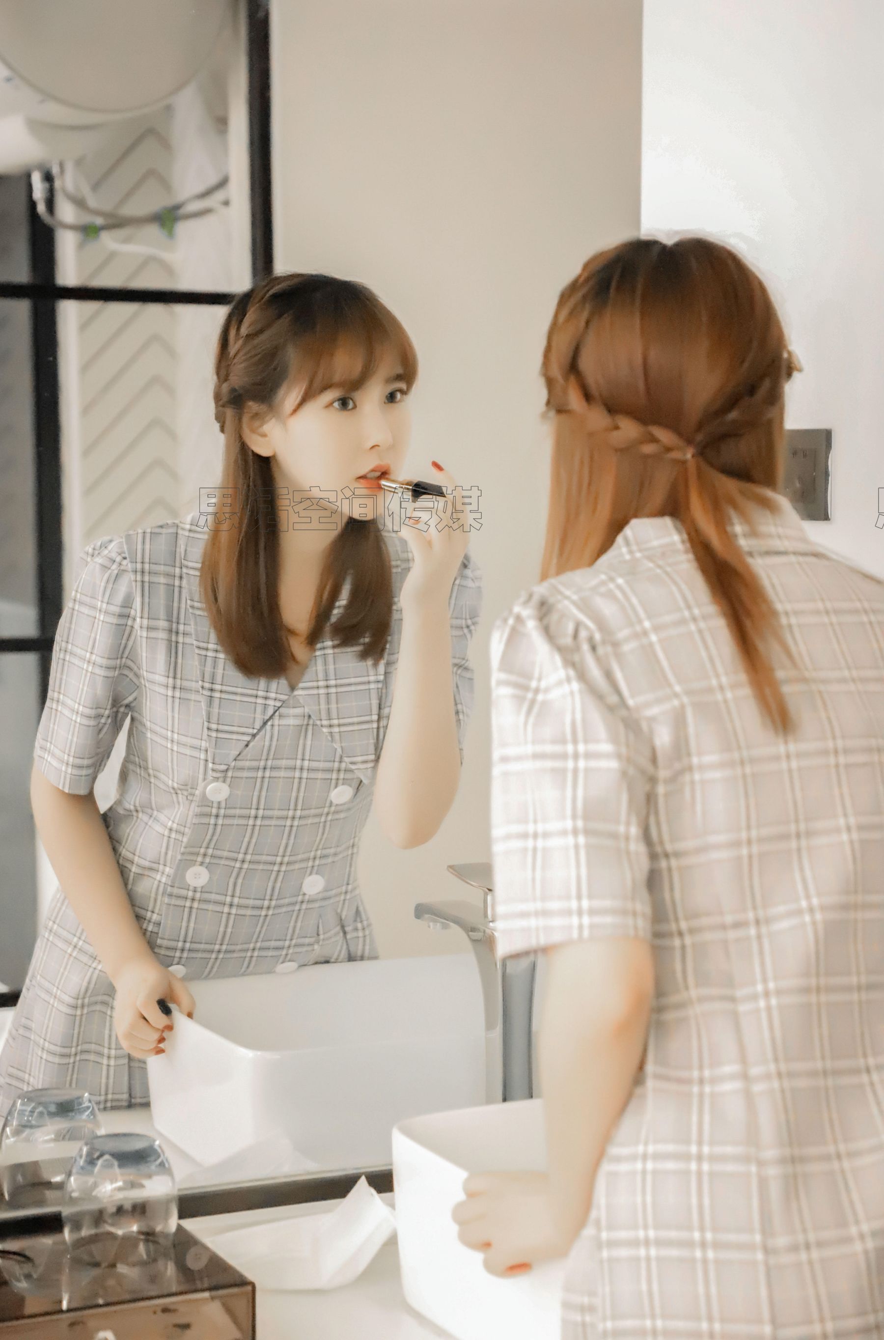 SJ016 苏羽 清新肉丝校花-图36