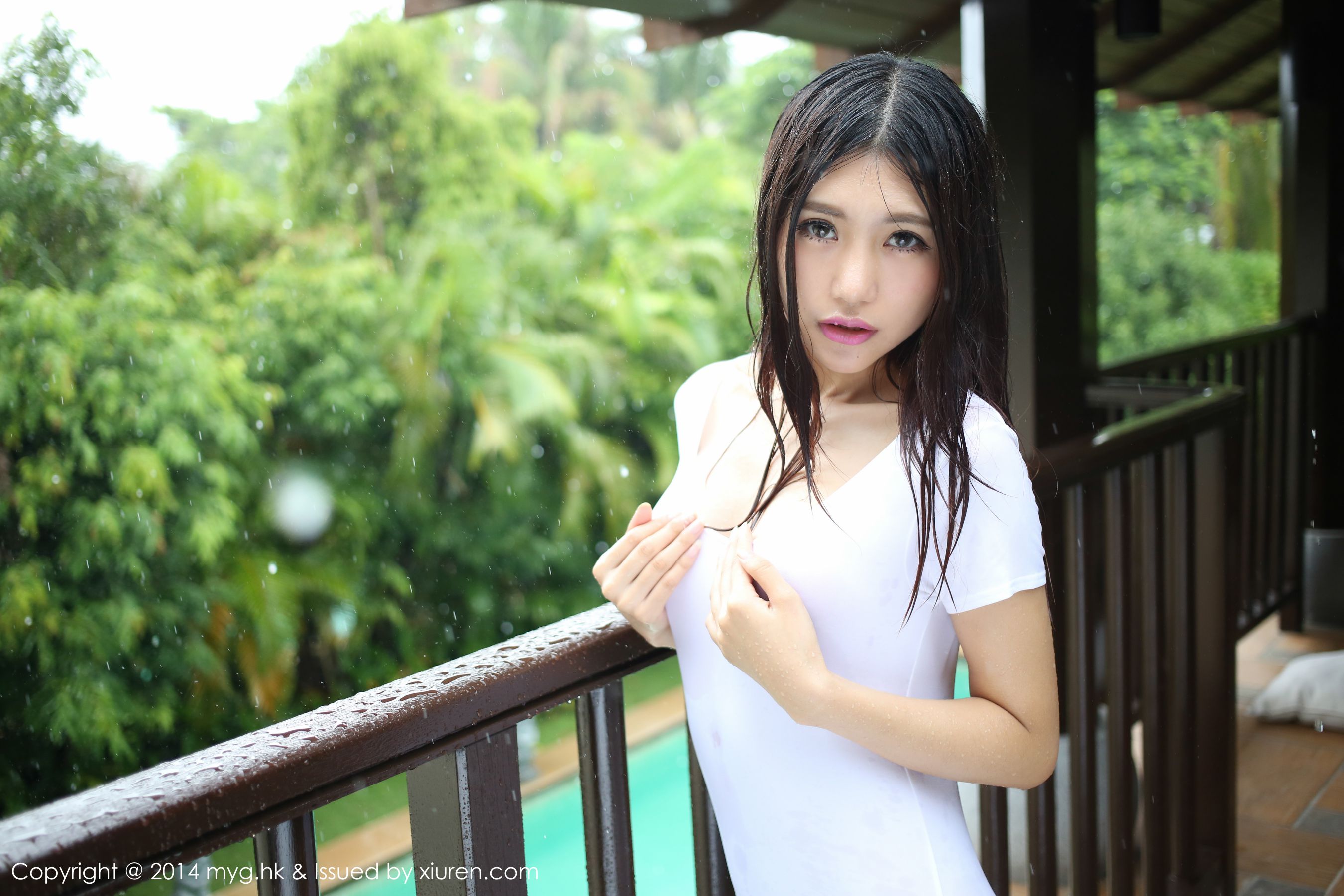 绮里嘉ula《大胆湿身+比基尼》  Vol.060-图9