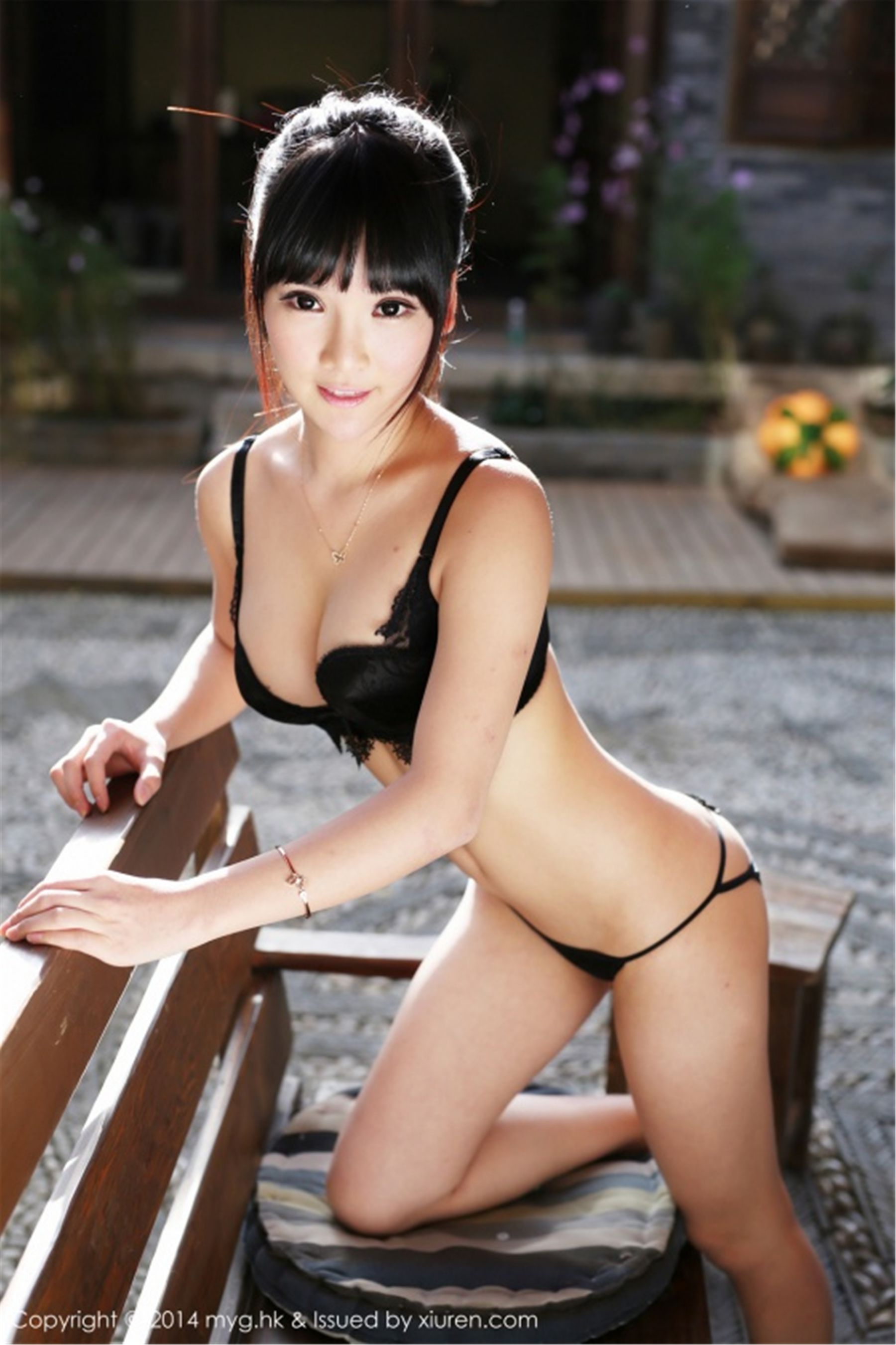 妮儿Bluelabel《外拍2套清新内衣》  Vol.070-图23
