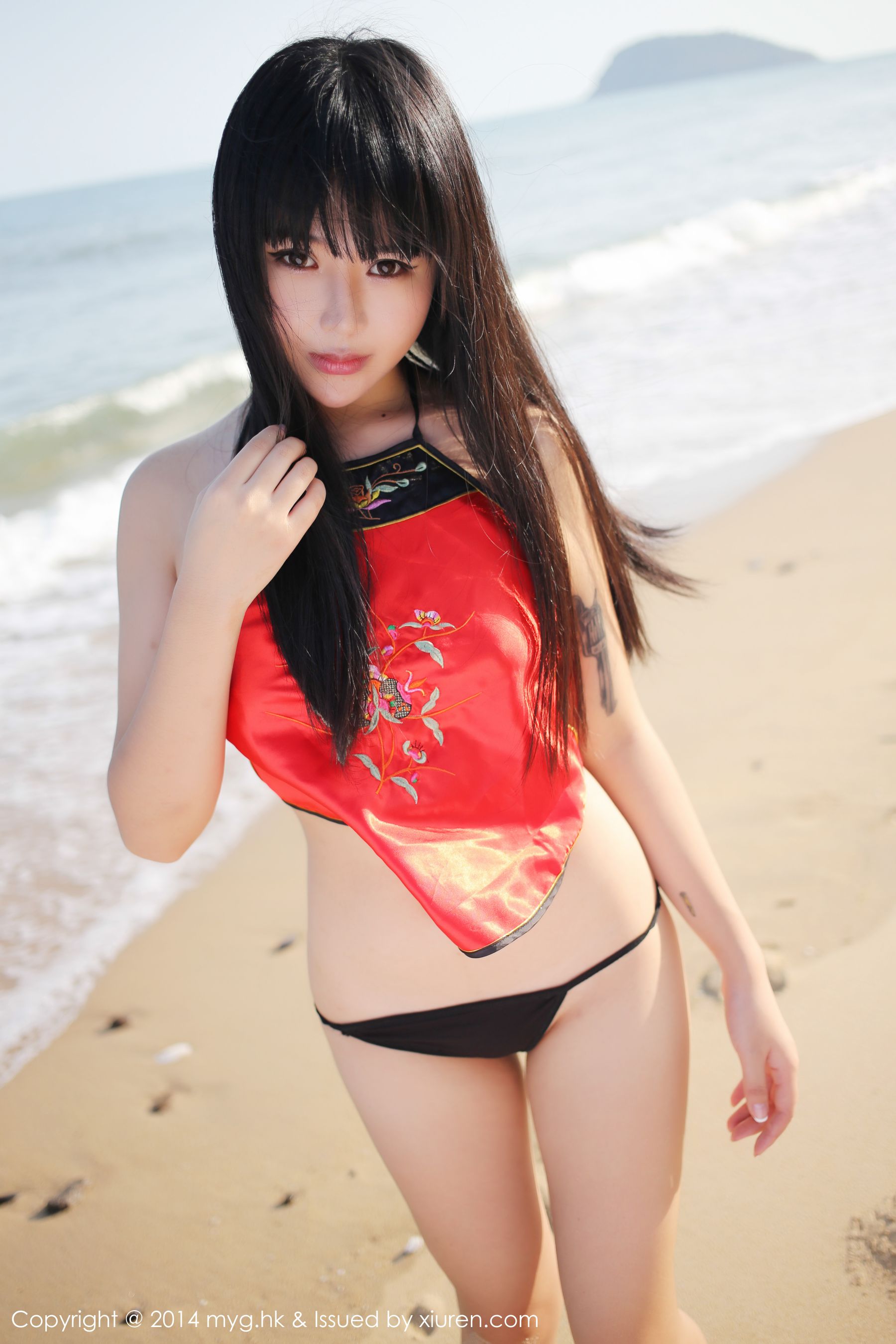 八宝icey《厦门旅拍》泳装+制服  Vol.075-图48
