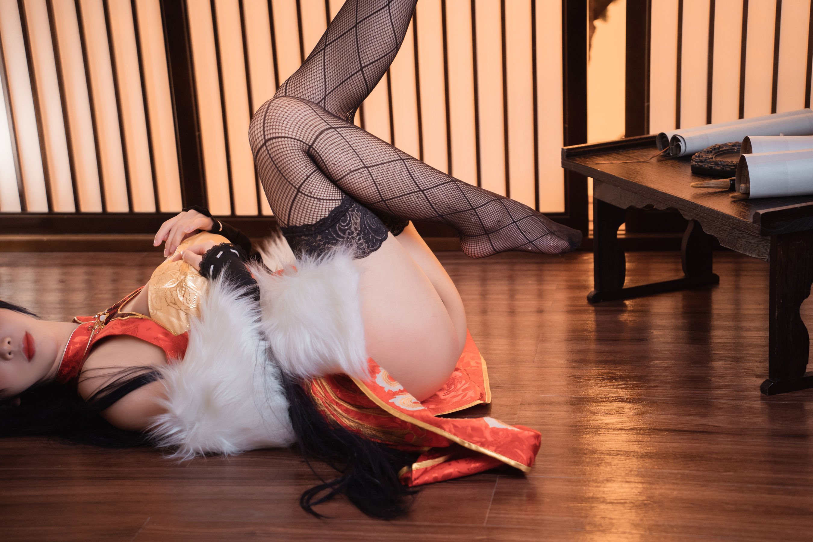 可爱人气Coser面饼仙儿 - 大凤旗袍-图19