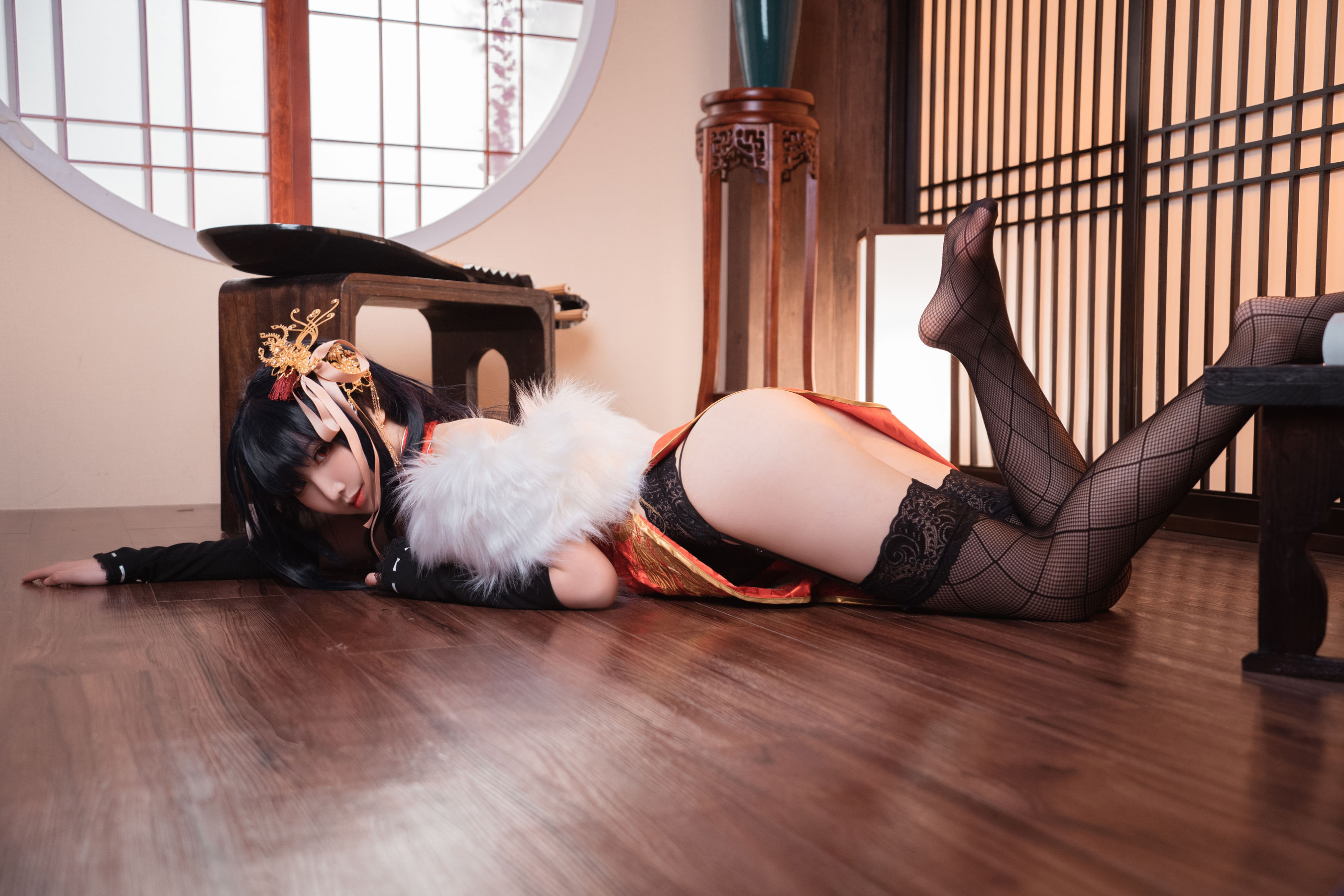 可爱人气Coser面饼仙儿 - 大凤旗袍-图26