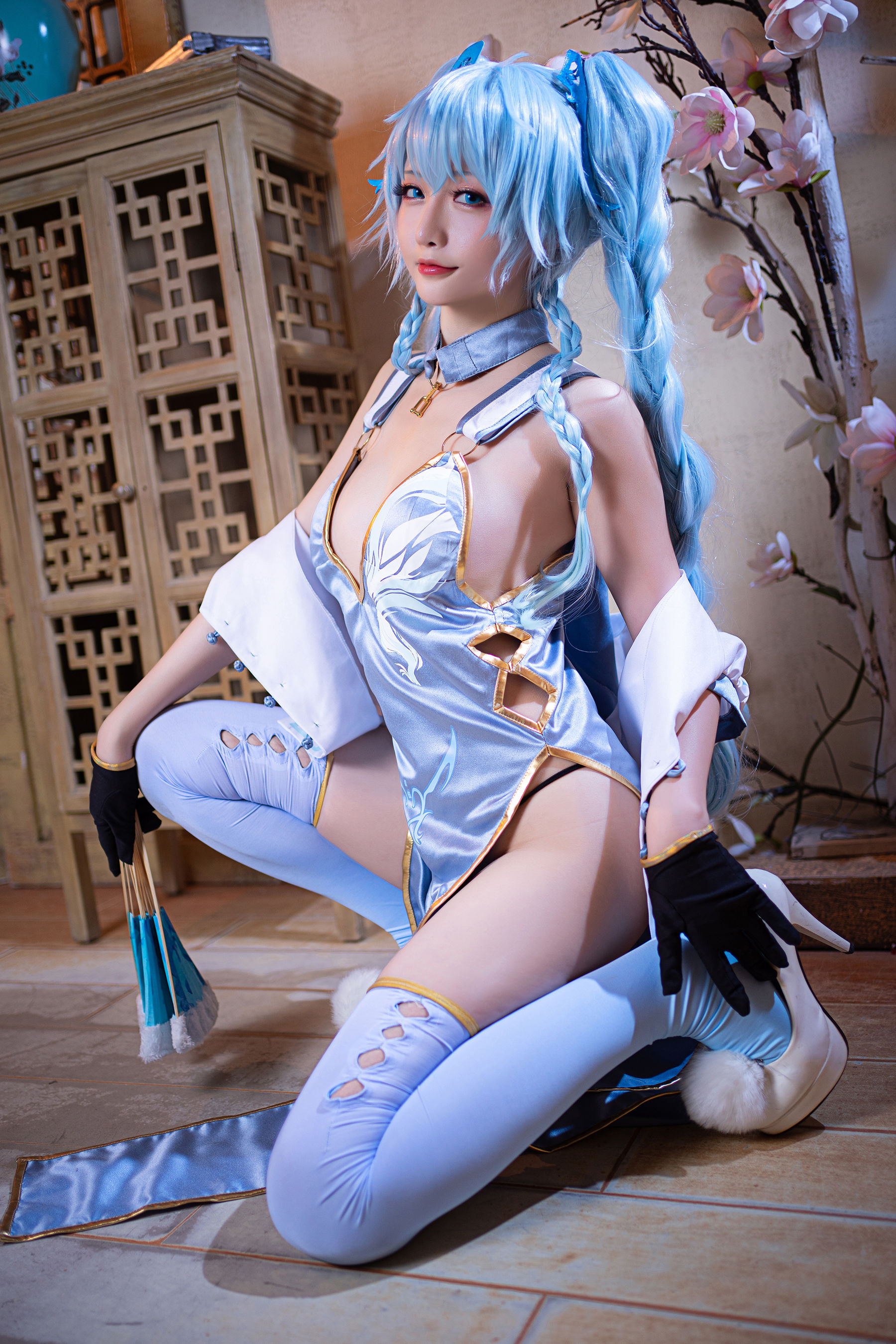 Coser小姐姐星之迟迟 - 秘密花园 PA15翠雀媚-图12