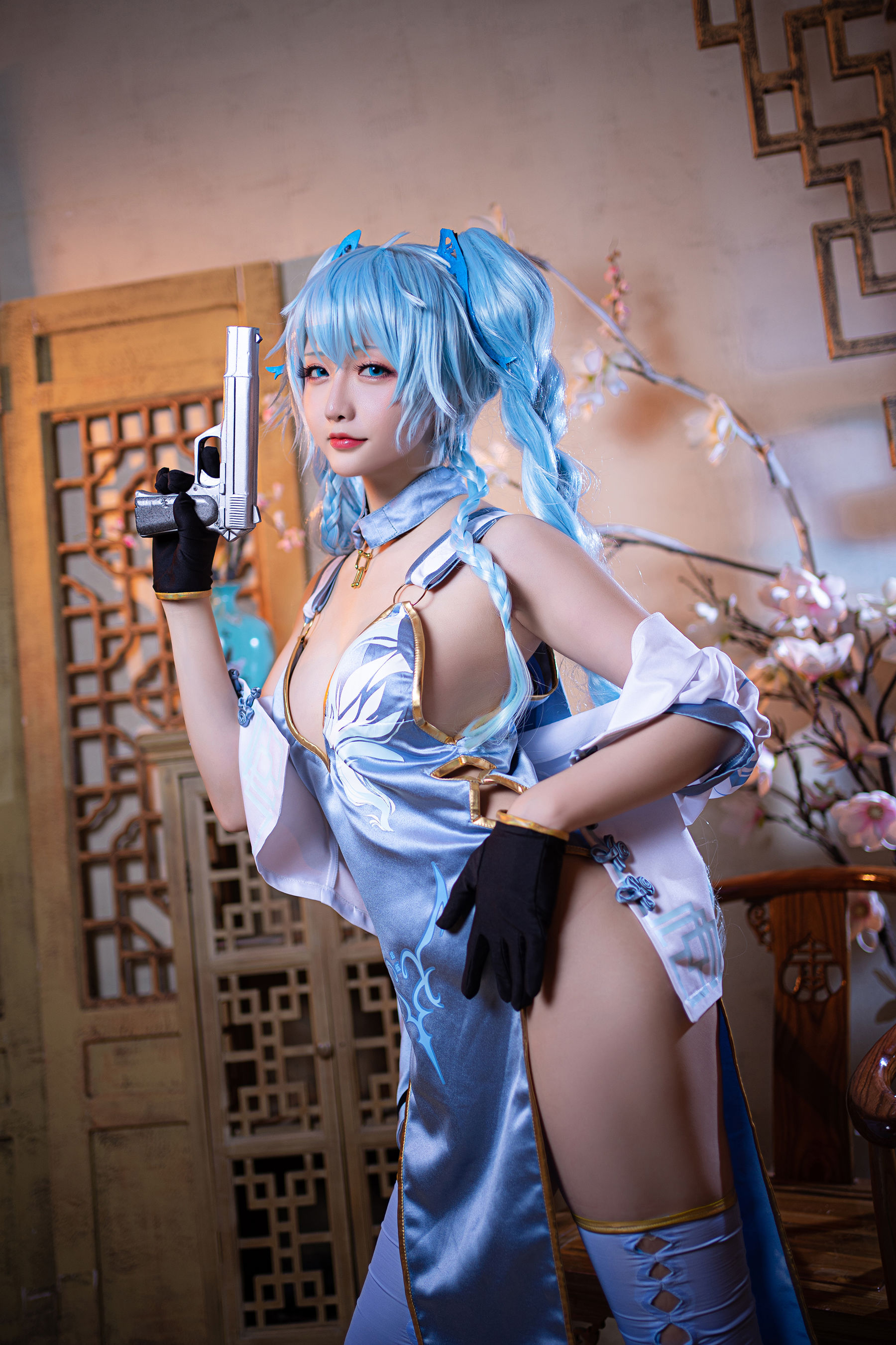 Coser小姐姐星之迟迟 - 秘密花园 PA15翠雀媚-图1