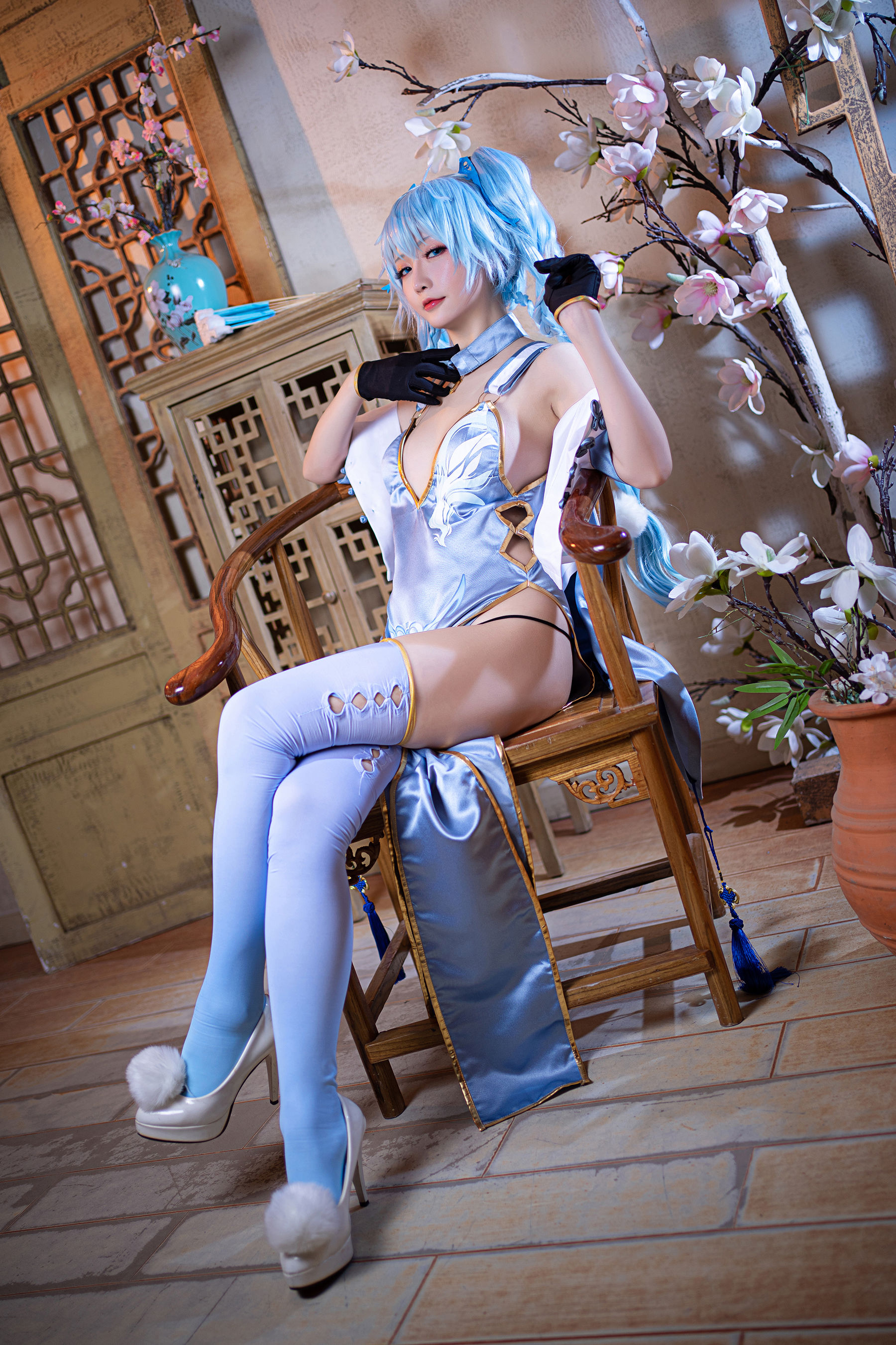 Coser小姐姐星之迟迟 - 秘密花园 PA15翠雀媚-图7