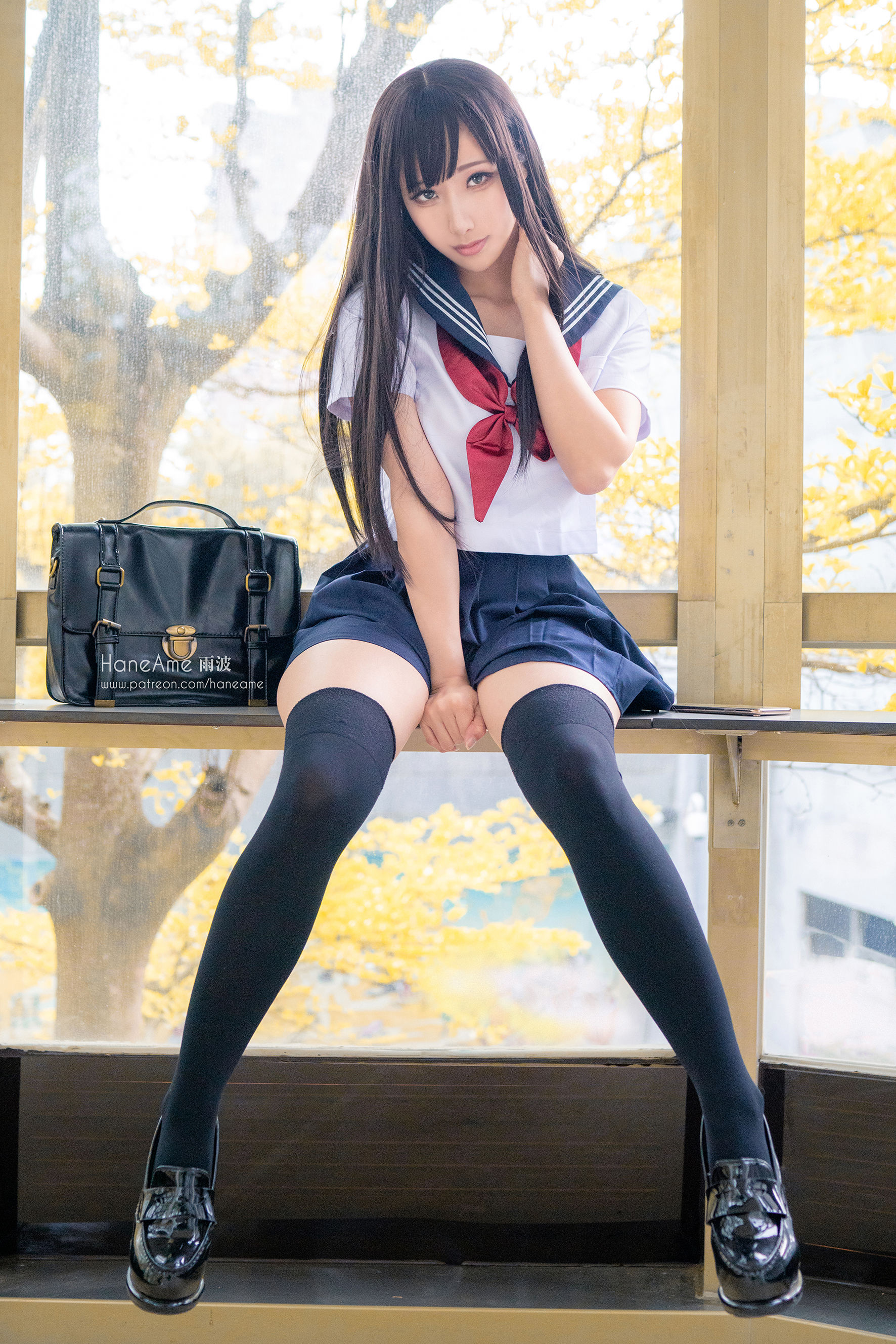 Hane Ame 雨波写真 - JK-图11