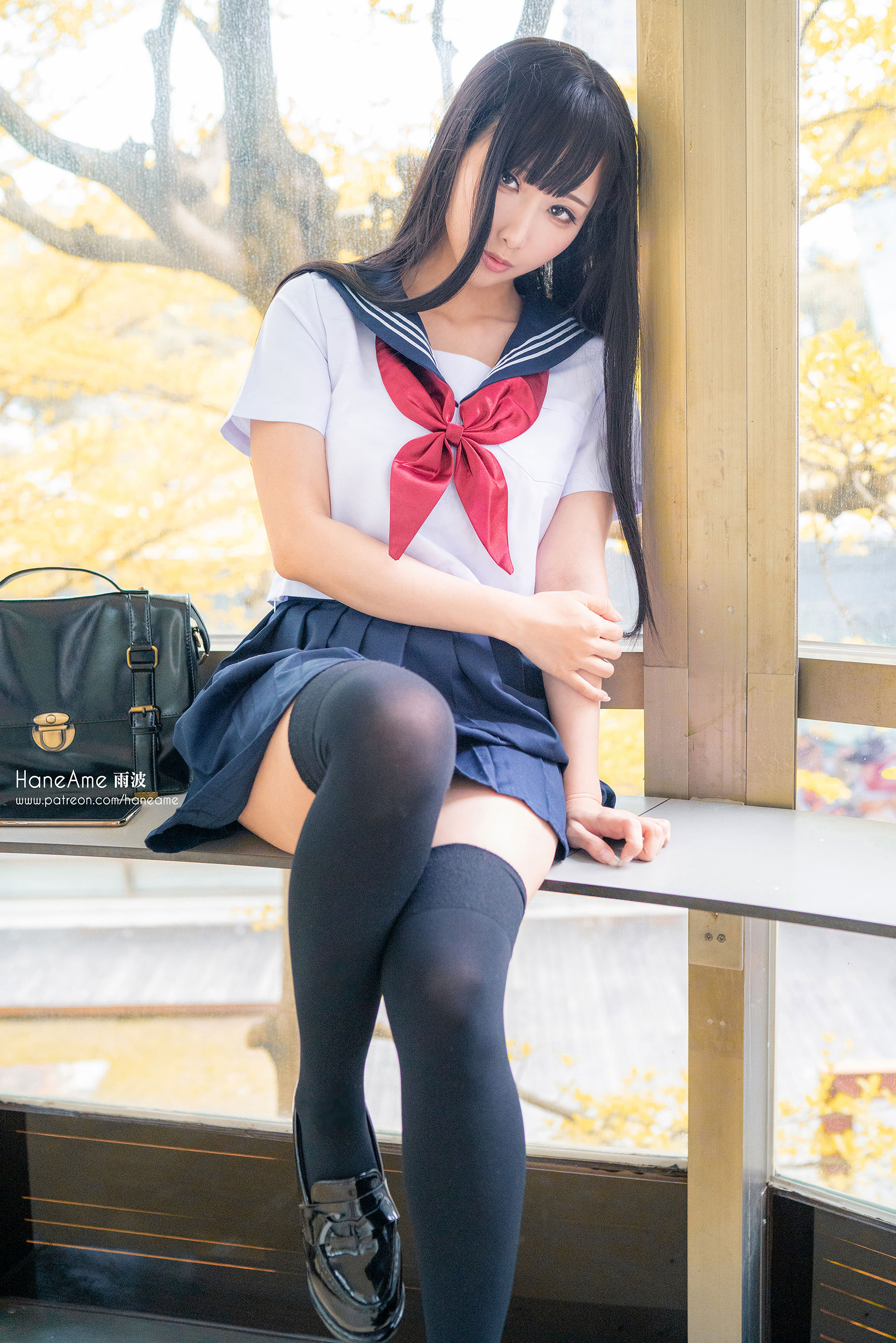 Hane Ame 雨波写真 - JK-图5