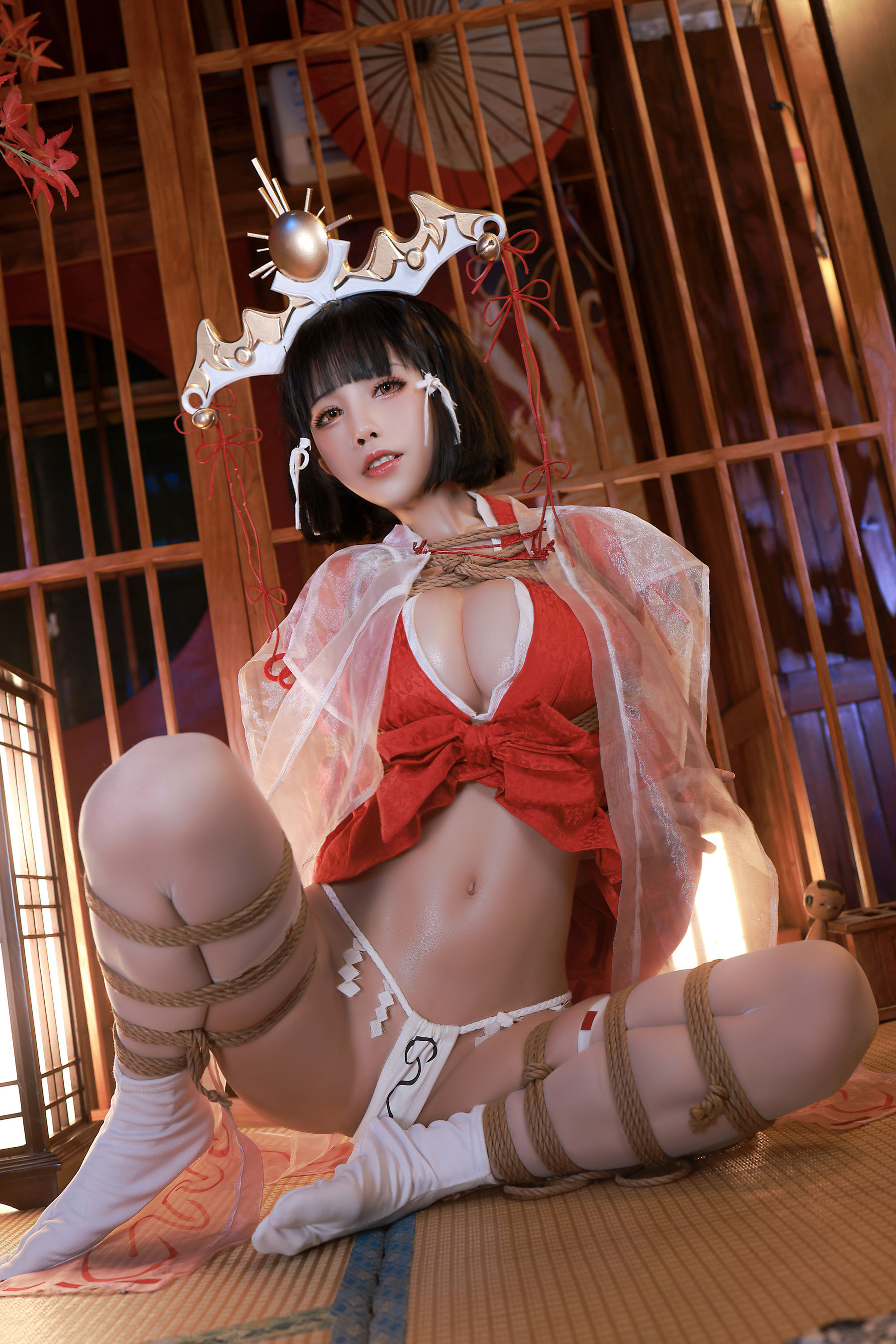 动漫博主水淼aqua - 黑兽 辉夜巫女-图50