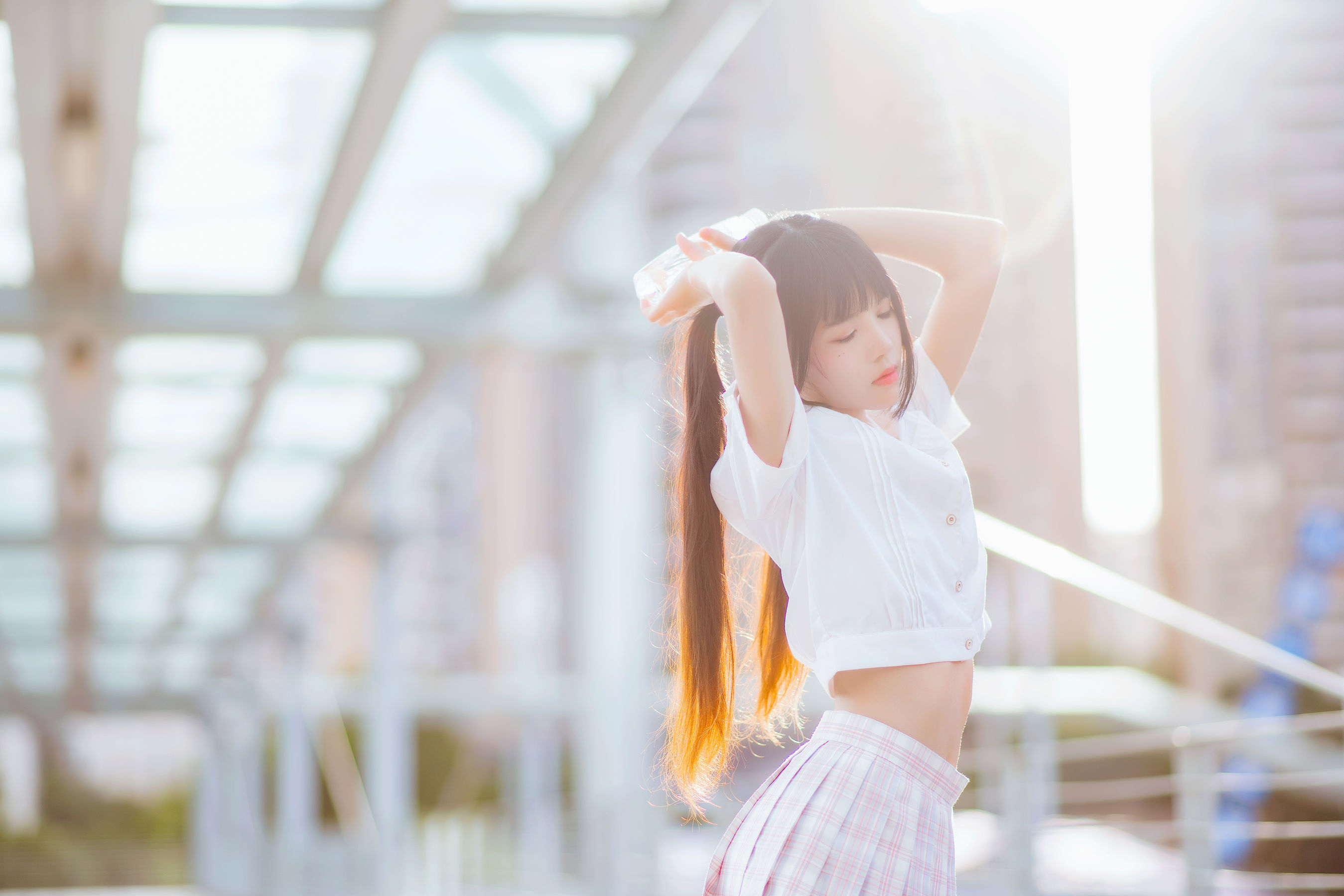 桜桃喵 - 少女之浅色系-图17