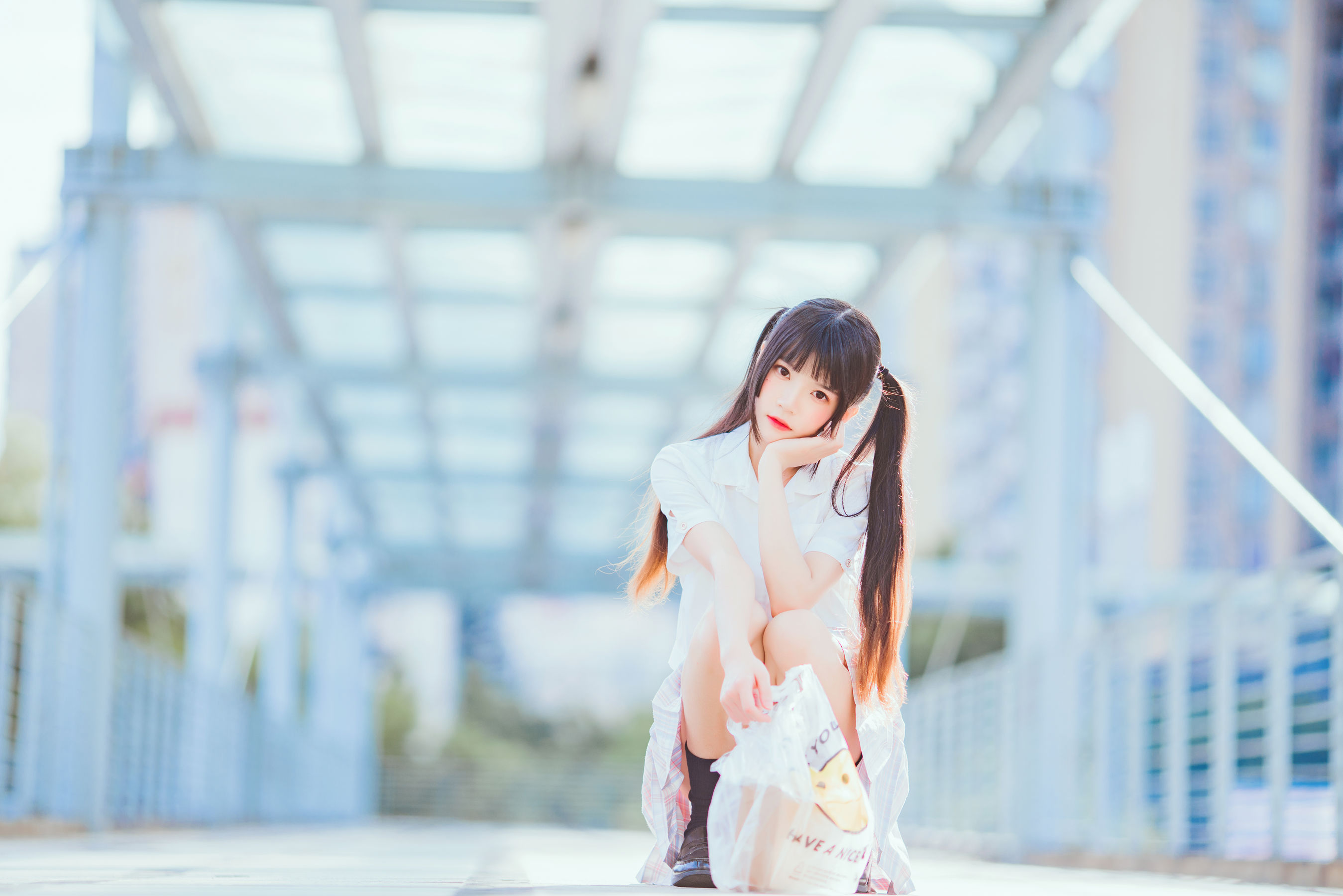 桜桃喵 - 少女之浅色系-图5