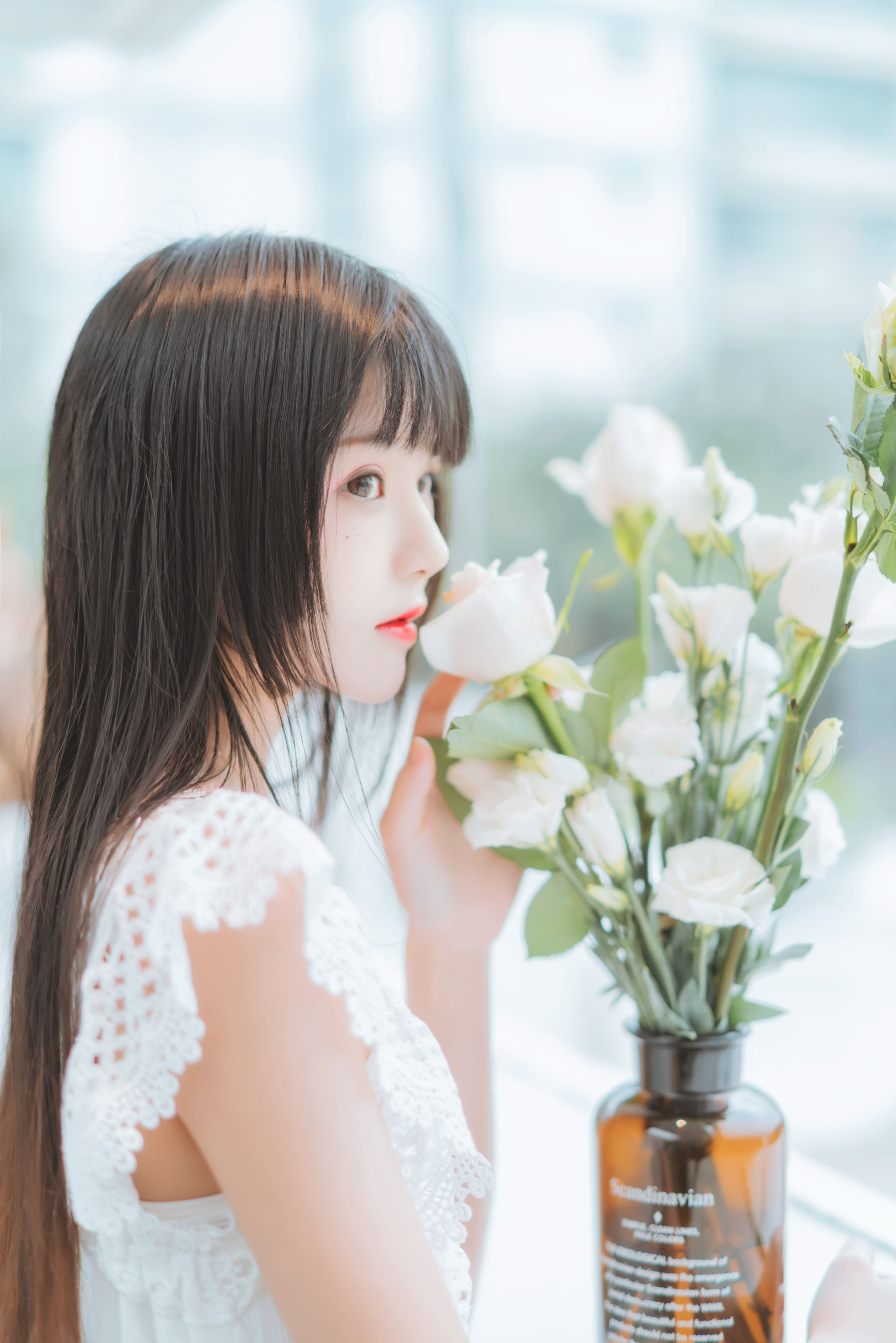 桜桃喵 - 清新之白花花-图3