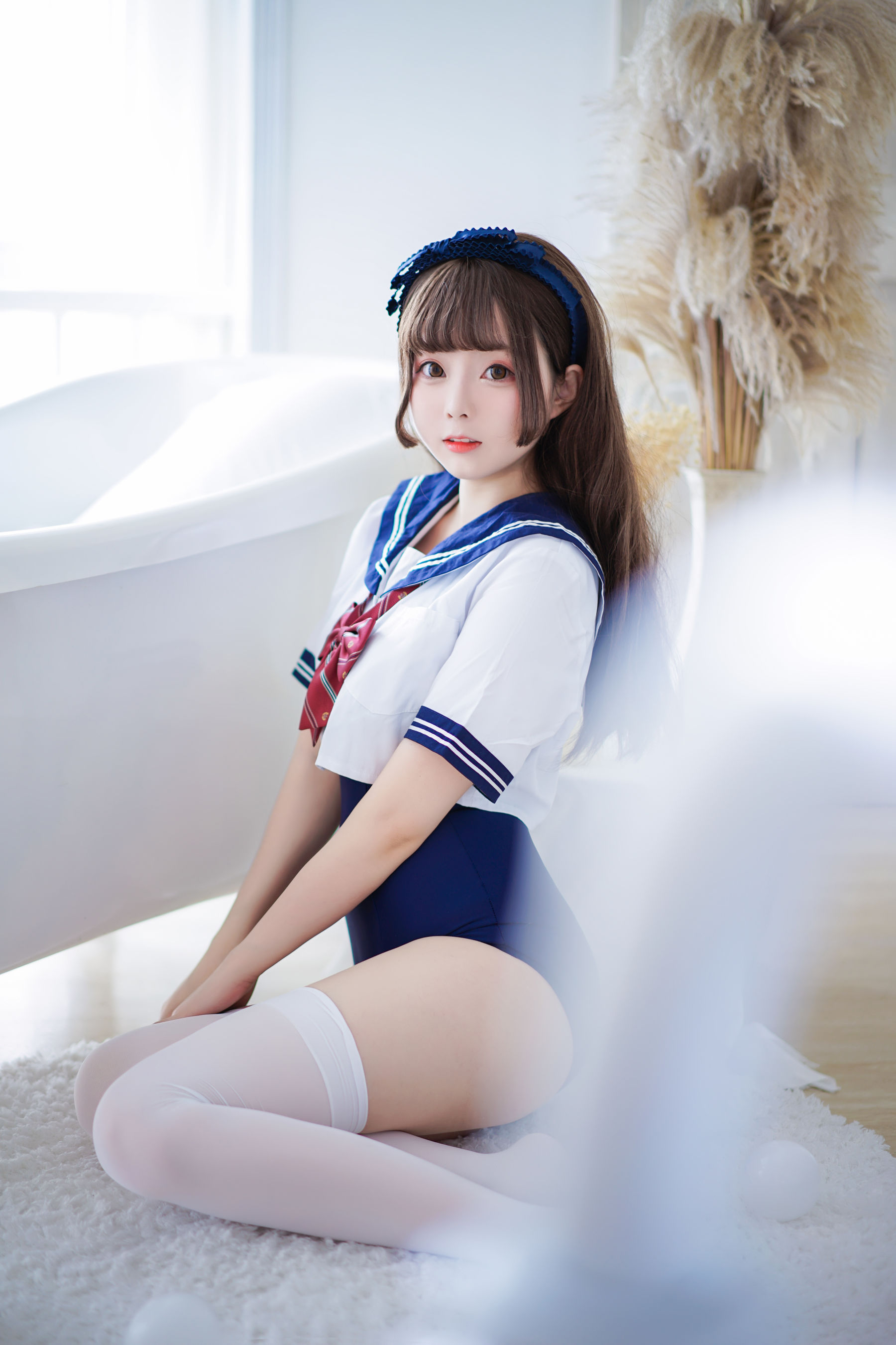 Cosplay日奈娇 - 制服死库水-图5