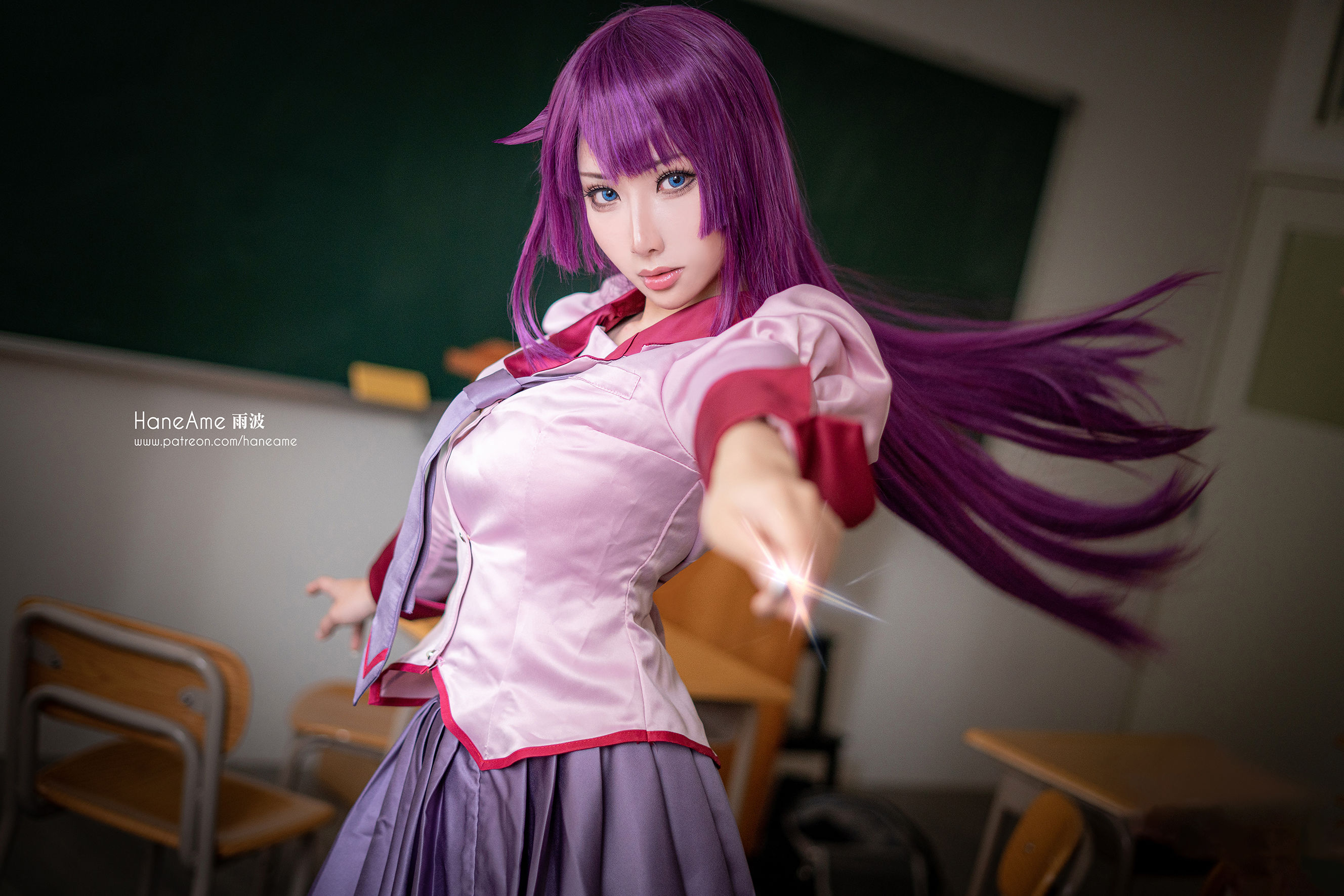 Hane Ame 雨波写真 - 化物语 战场原-图12