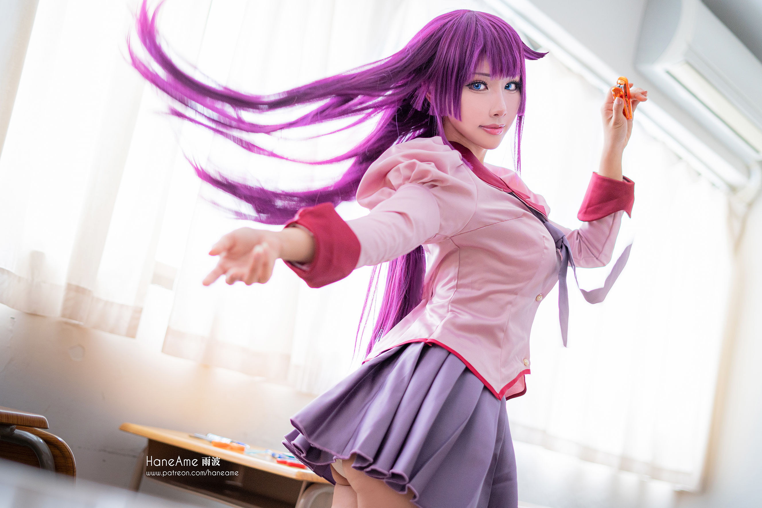 Hane Ame 雨波写真 - 化物语 战场原-图4