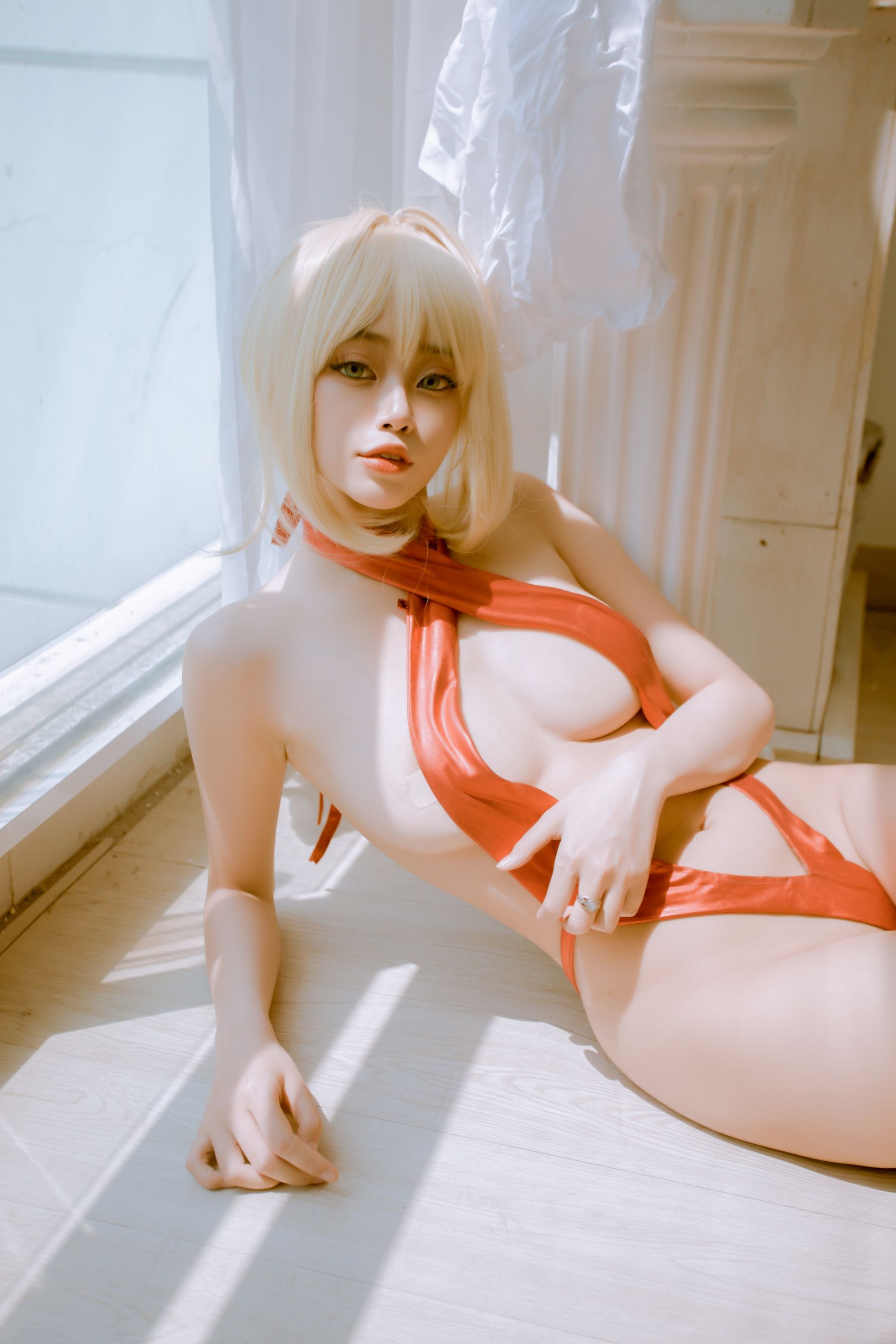 日本性感萝莉Byoru - Nero Swimsuit 尼禄泳装-图52
