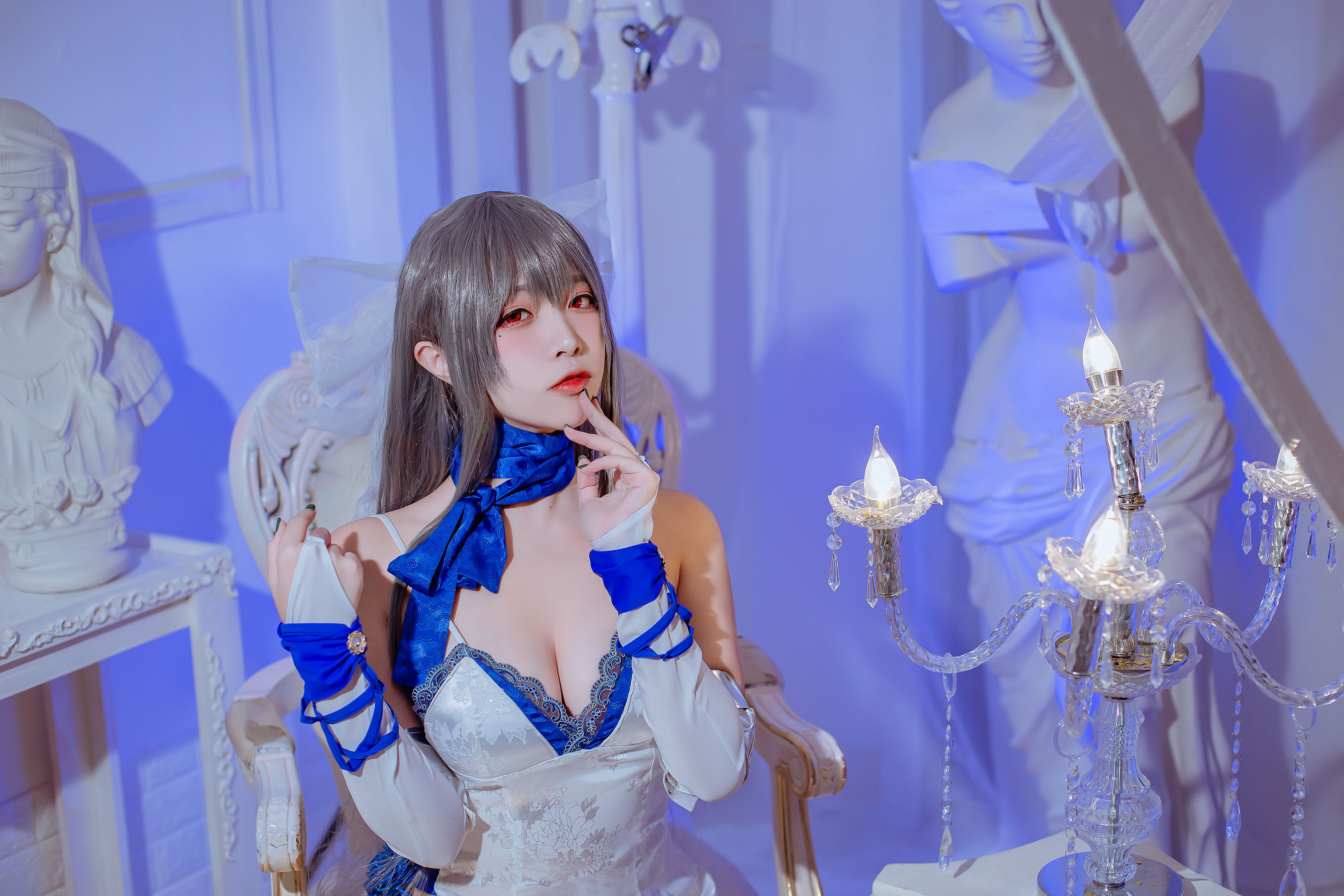 人气Coser二佐Nisa - 碧蓝航线 路易九世礼服-图9