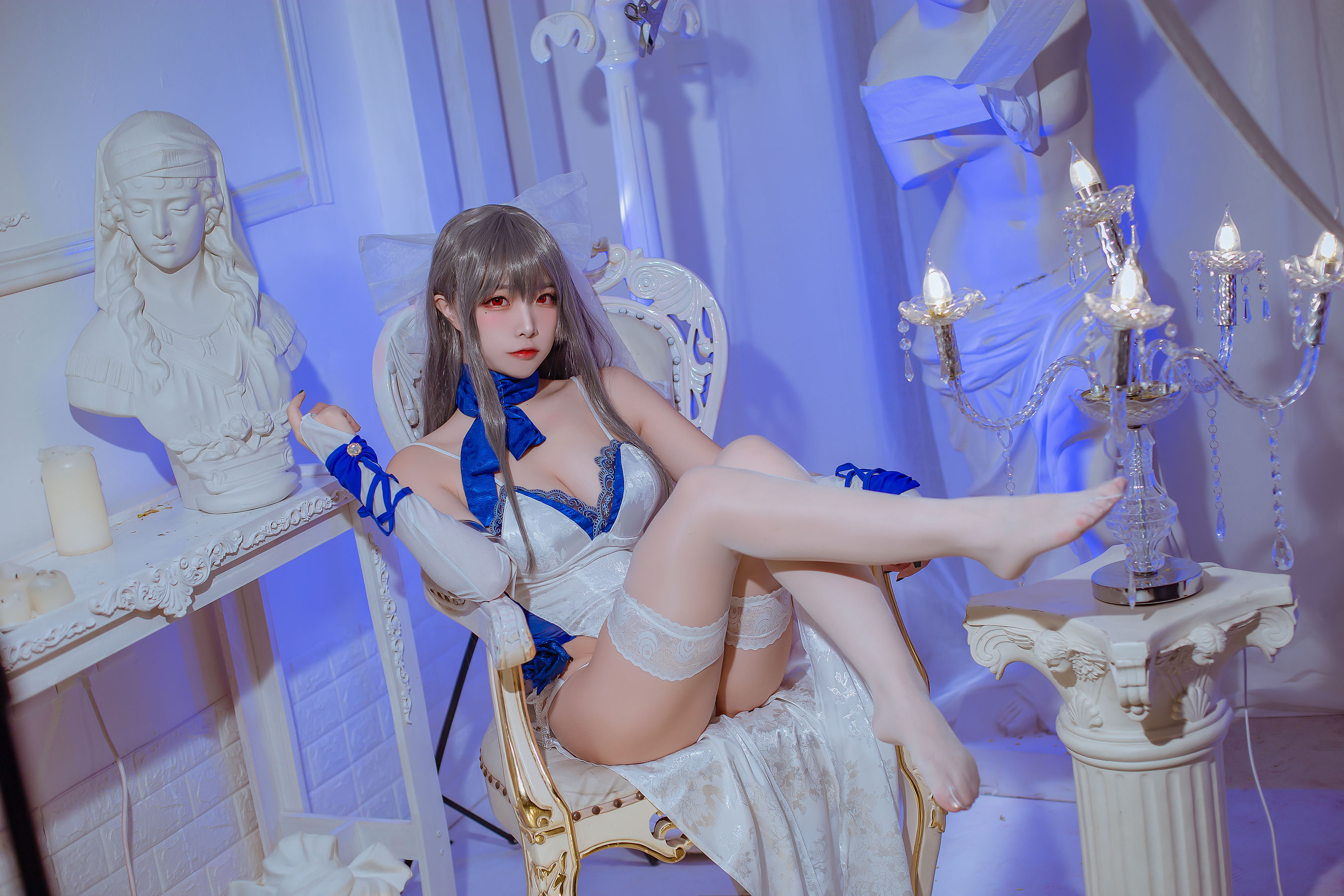 人气Coser二佐Nisa - 碧蓝航线 路易九世礼服-图14