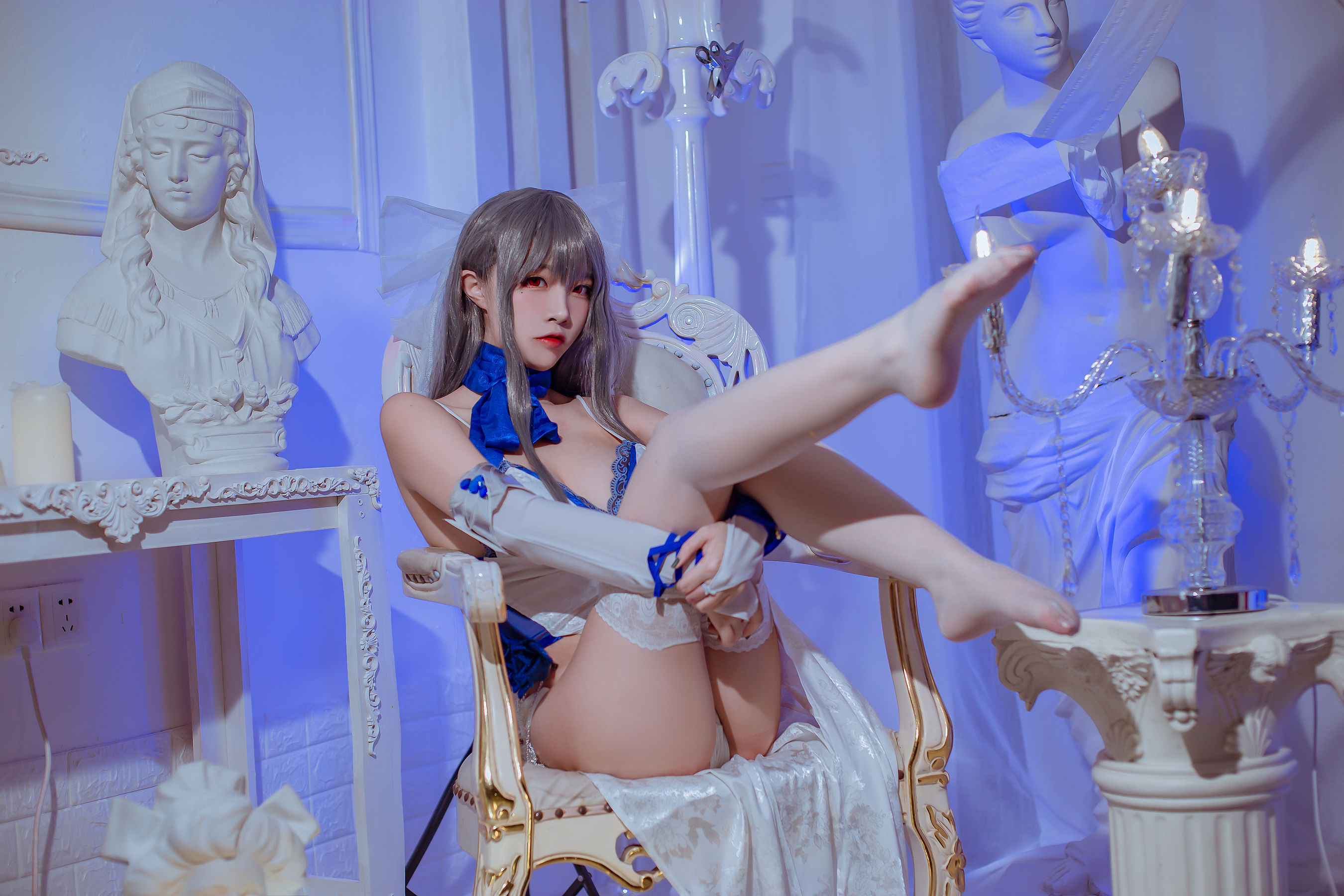 人气Coser二佐Nisa - 碧蓝航线 路易九世礼服-图15