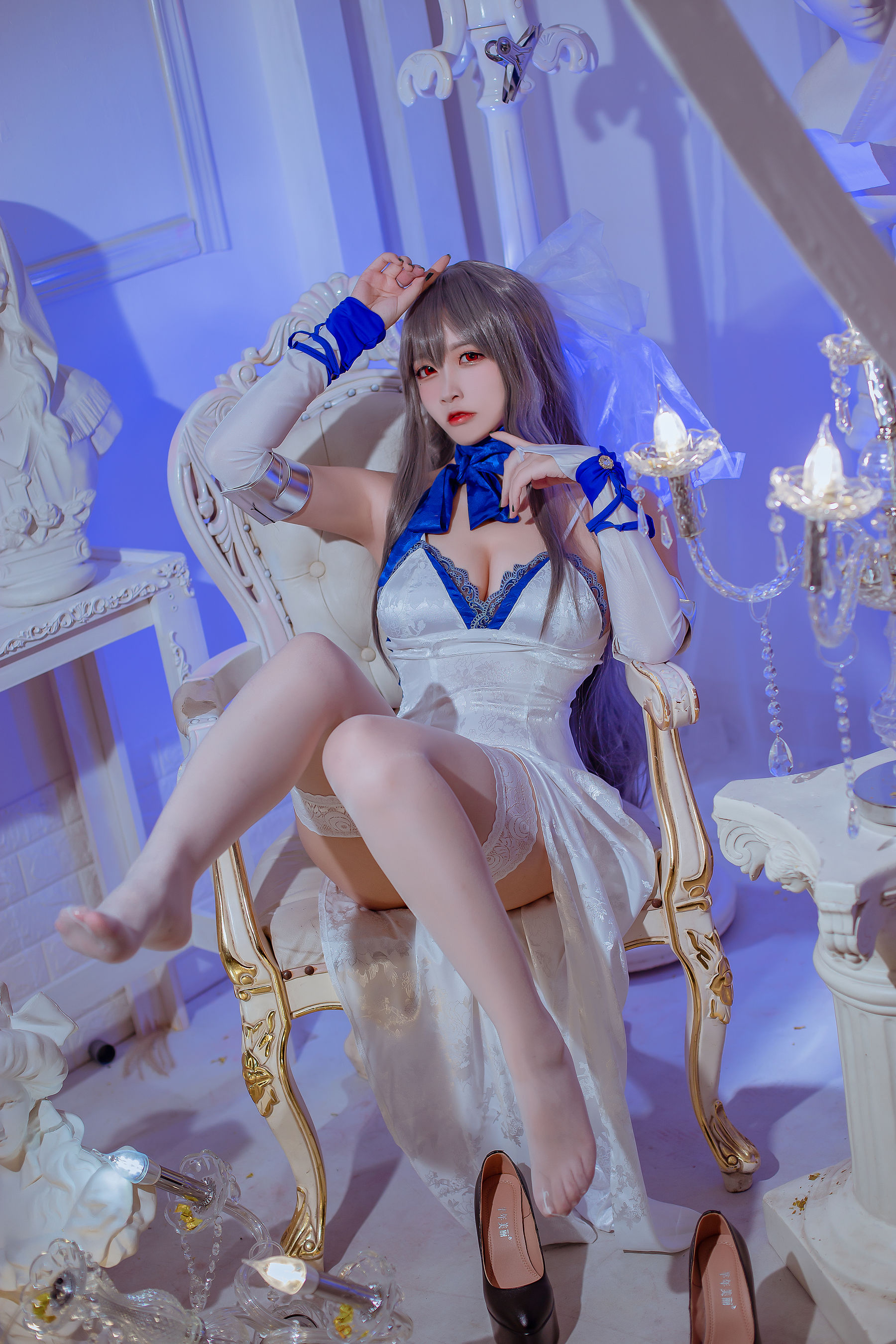 人气Coser二佐Nisa - 碧蓝航线 路易九世礼服-图16