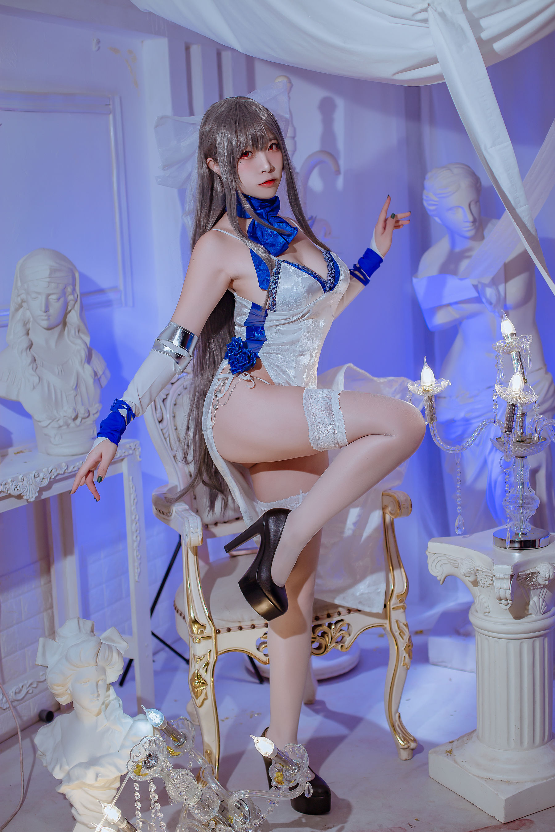 人气Coser二佐Nisa - 碧蓝航线 路易九世礼服-图21