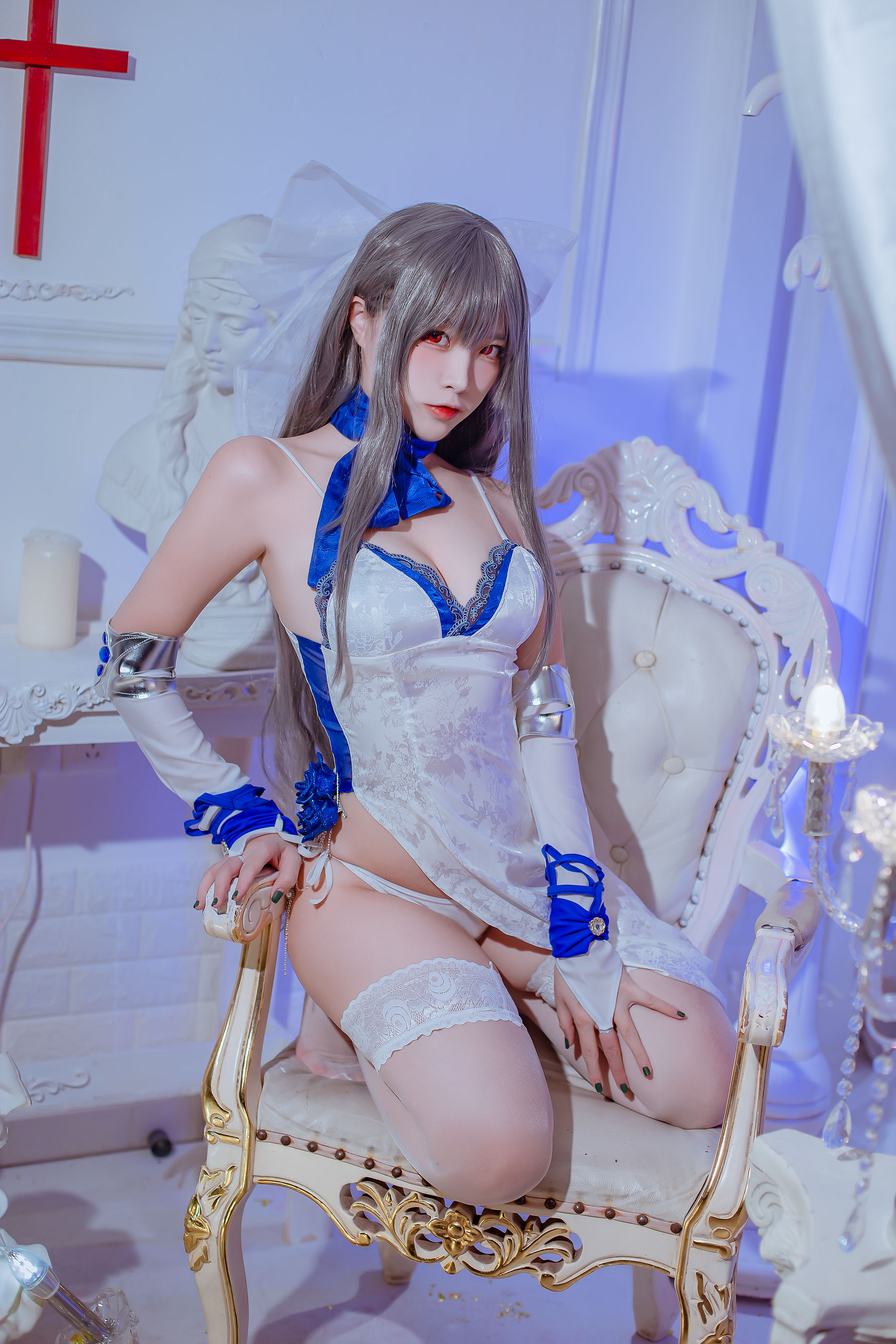 人气Coser二佐Nisa - 碧蓝航线 路易九世礼服-图25