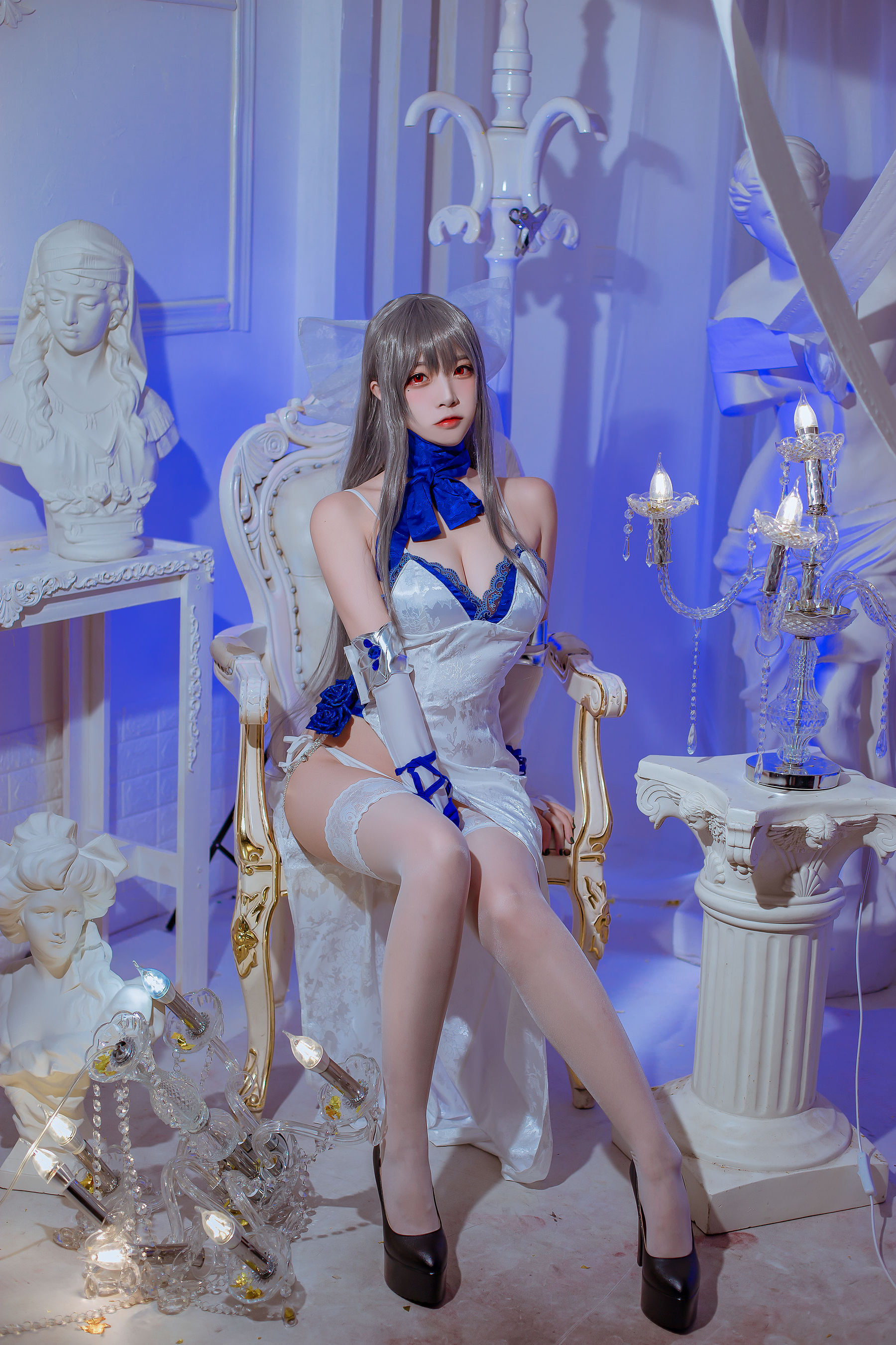 人气Coser二佐Nisa - 碧蓝航线 路易九世礼服-图5