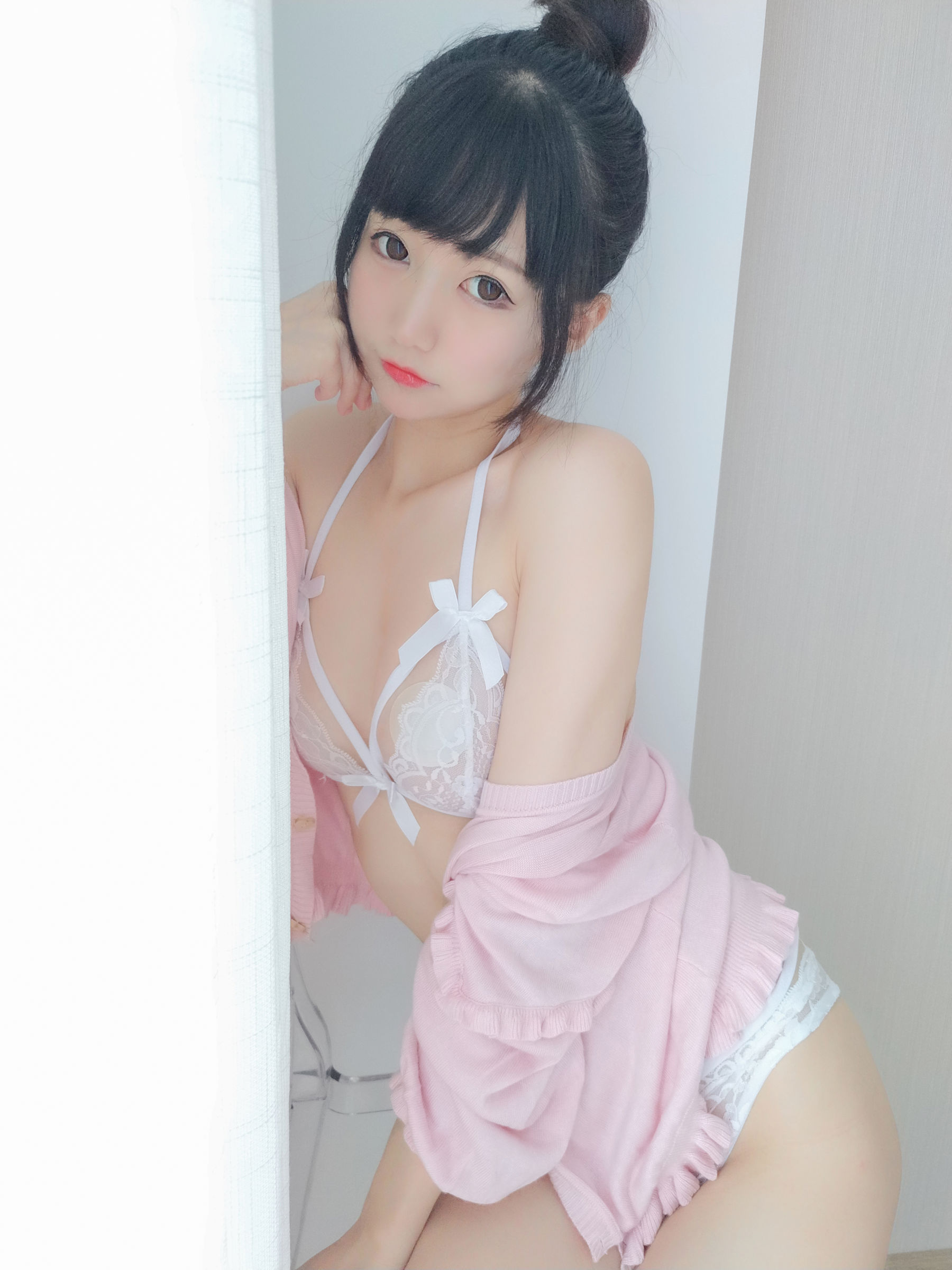 NAGISA魔物喵 - 夏のレースの下着-图0