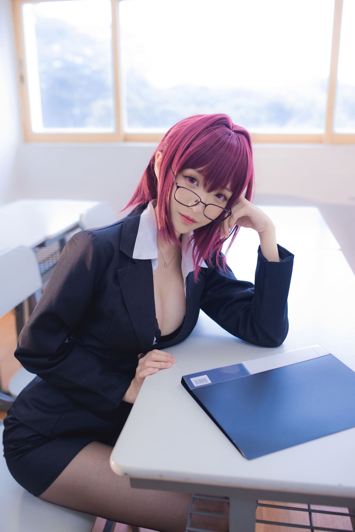 长腿Coser青青子Js - 斯卡哈 教师-图3