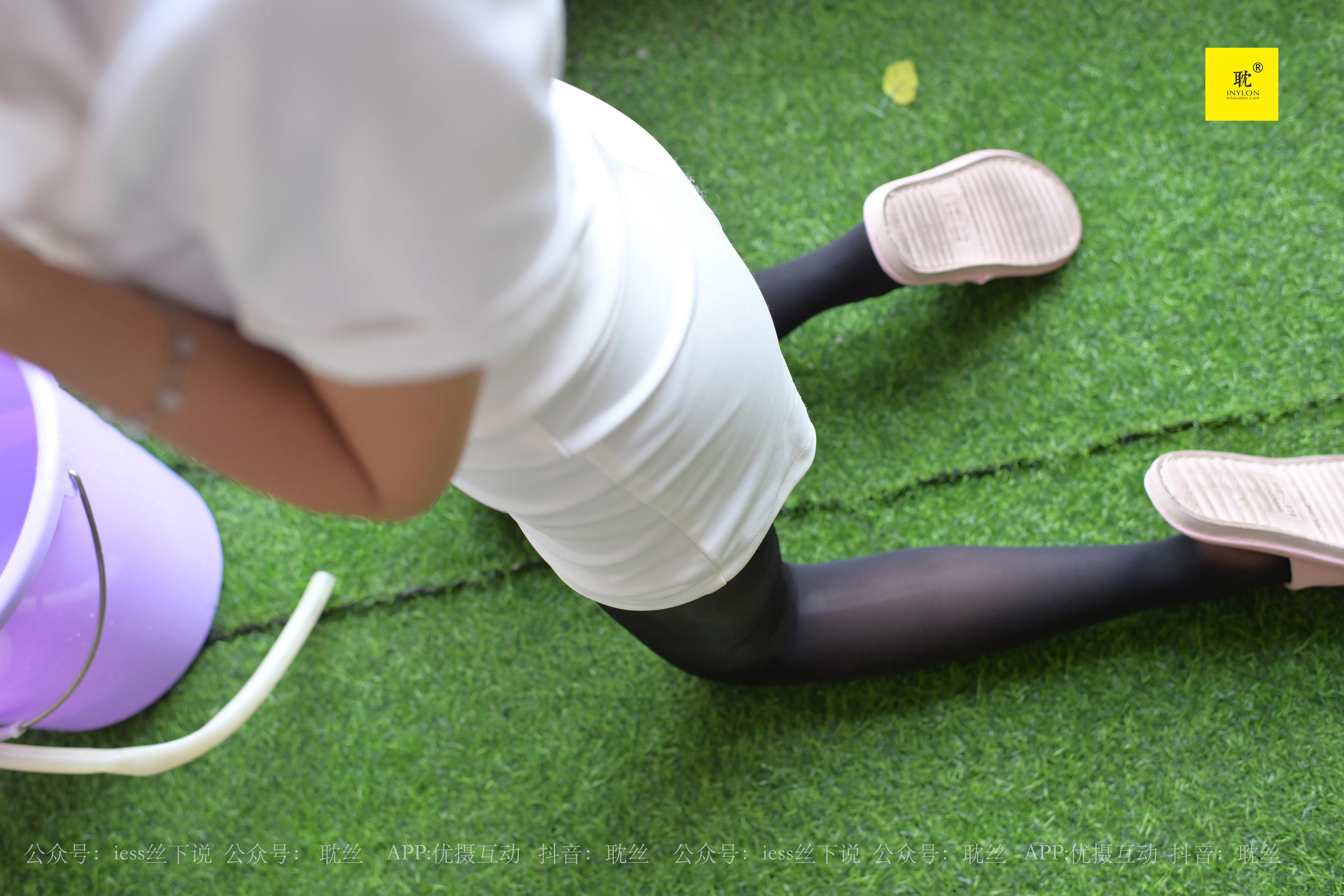 邻居家借水5 T恤+黑色亮丝+不湿水-图85