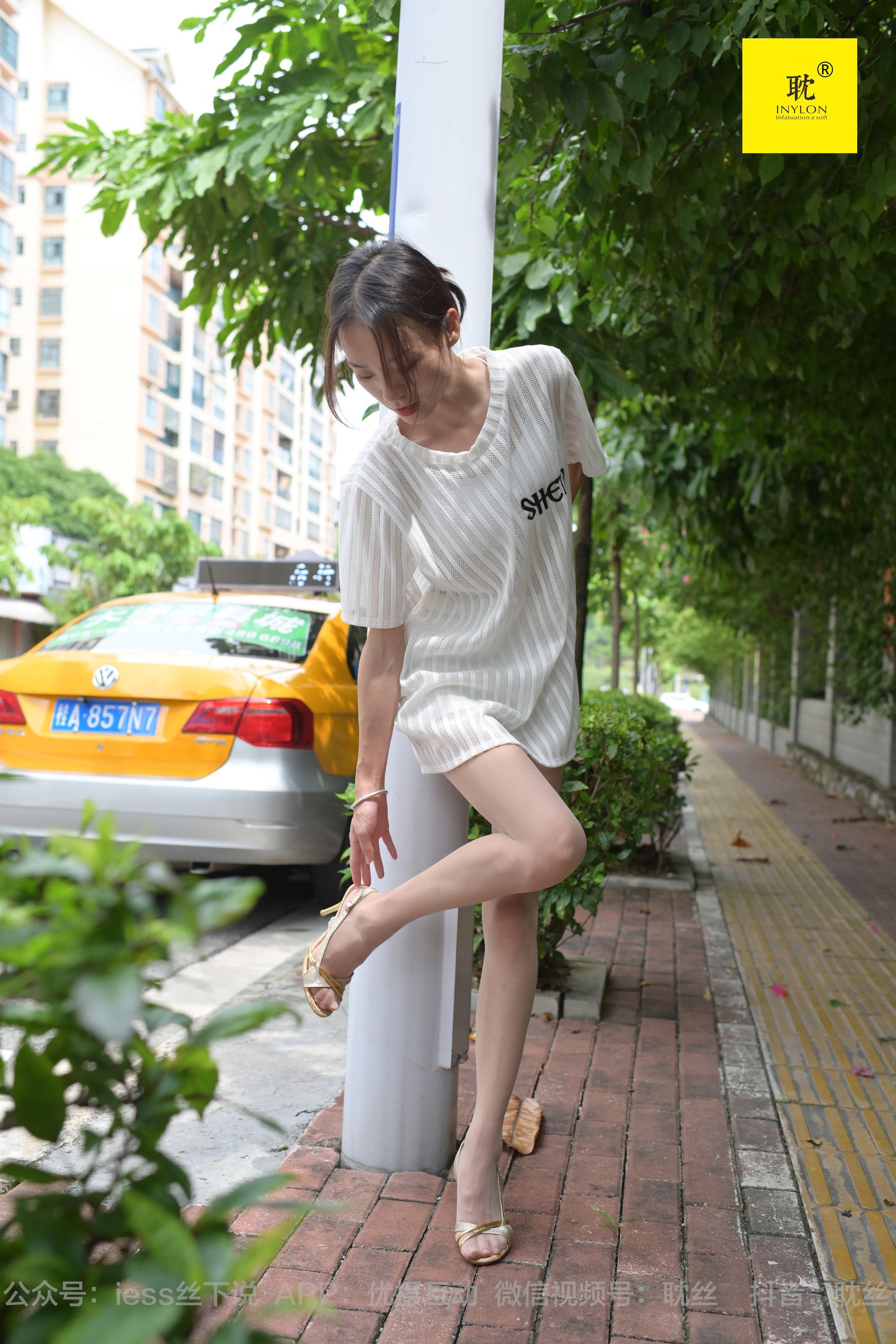 第N种幻想 孤单的周末① 小六 小裙子+鱼嘴鞋+穿鞋玩水-图11