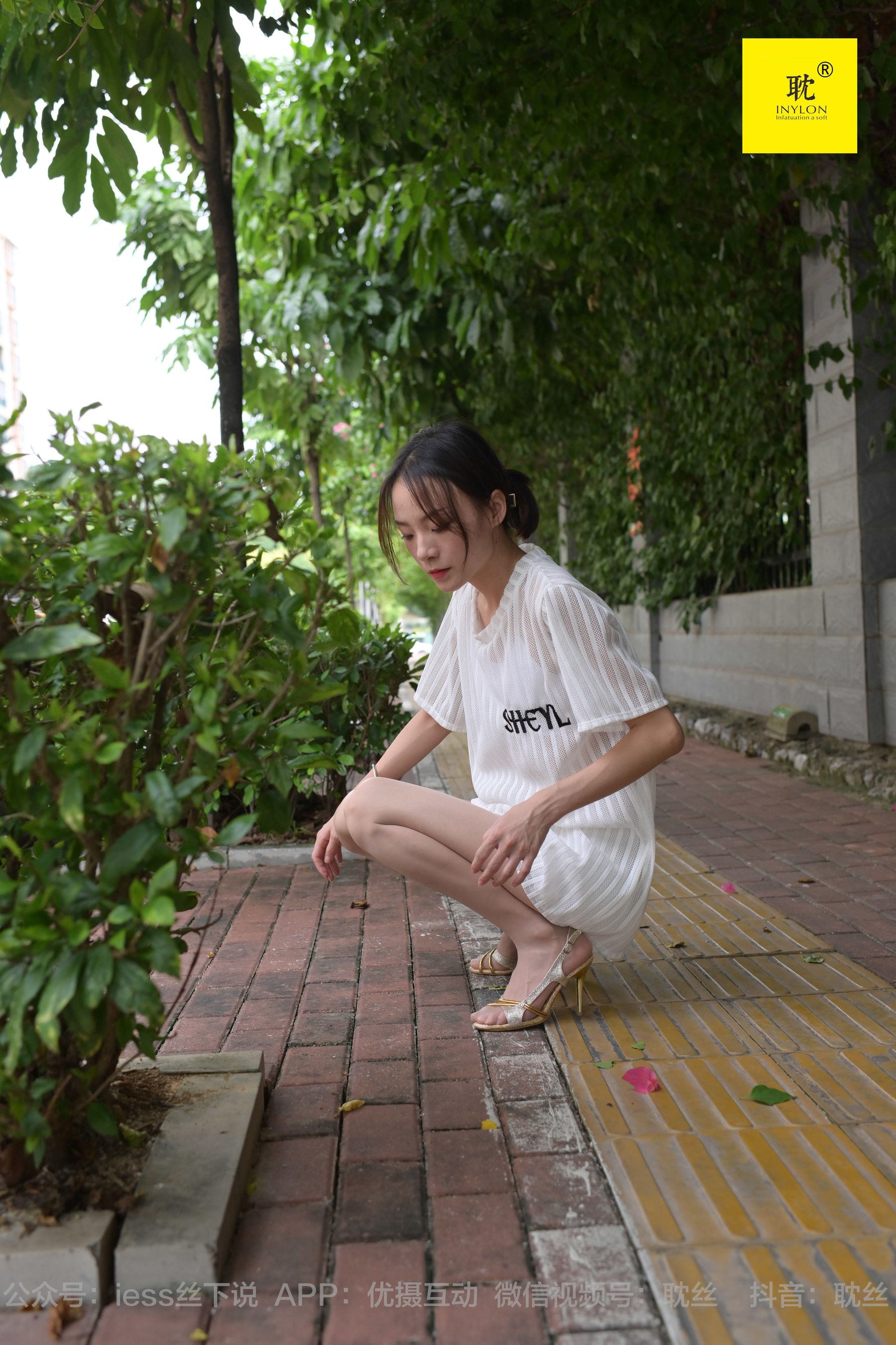 第N种幻想 孤单的周末① 小六 小裙子+鱼嘴鞋+穿鞋玩水-图43