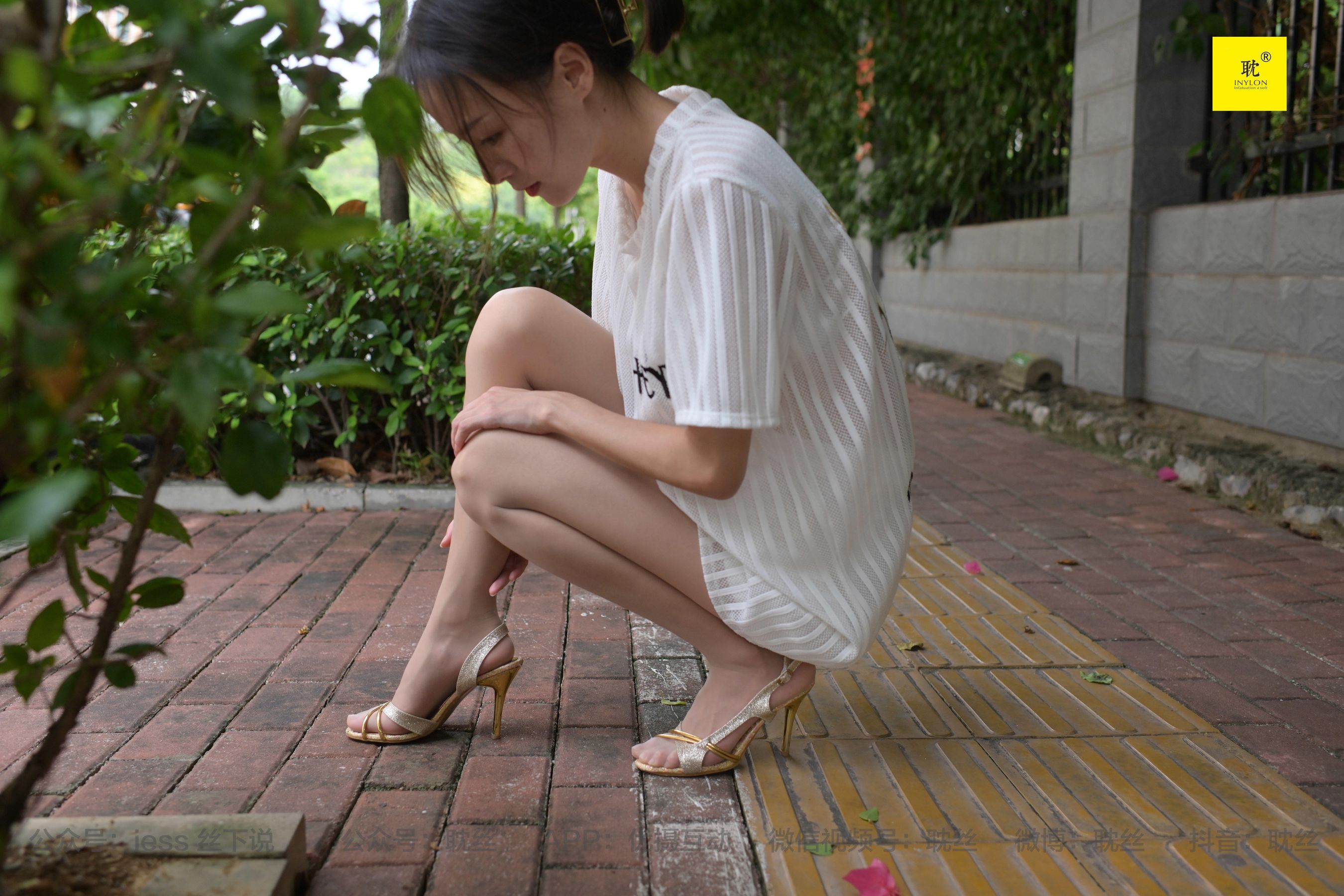 第N种幻想 孤单的周末① 小六 小裙子+鱼嘴鞋+穿鞋玩水-图46