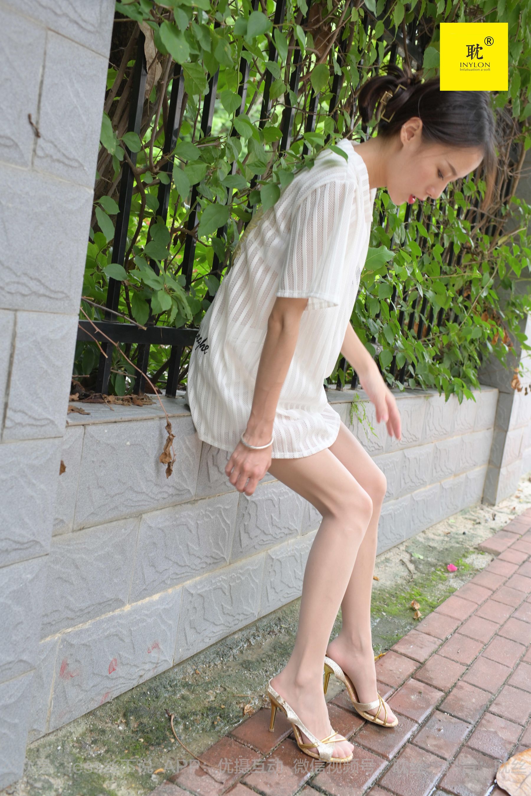 第N种幻想 孤单的周末① 小六 小裙子+鱼嘴鞋+穿鞋玩水-图74