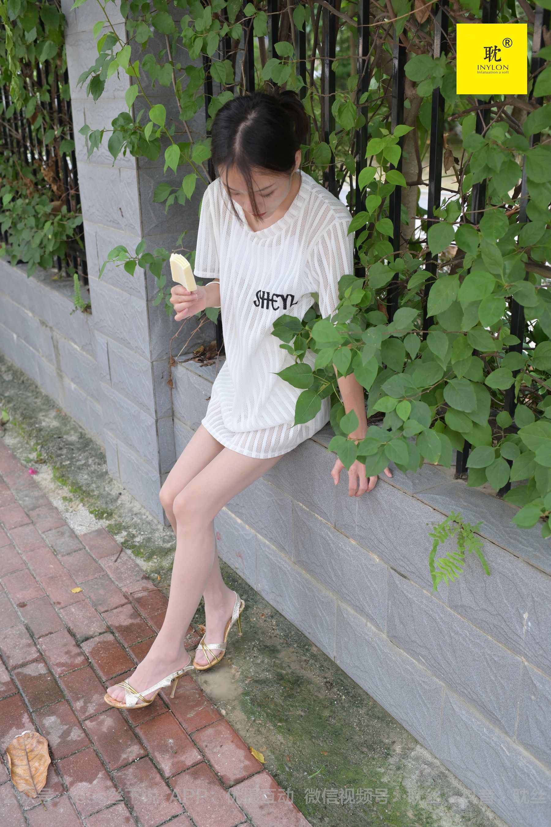 第N种幻想 孤单的周末① 小六 小裙子+鱼嘴鞋+穿鞋玩水-图89