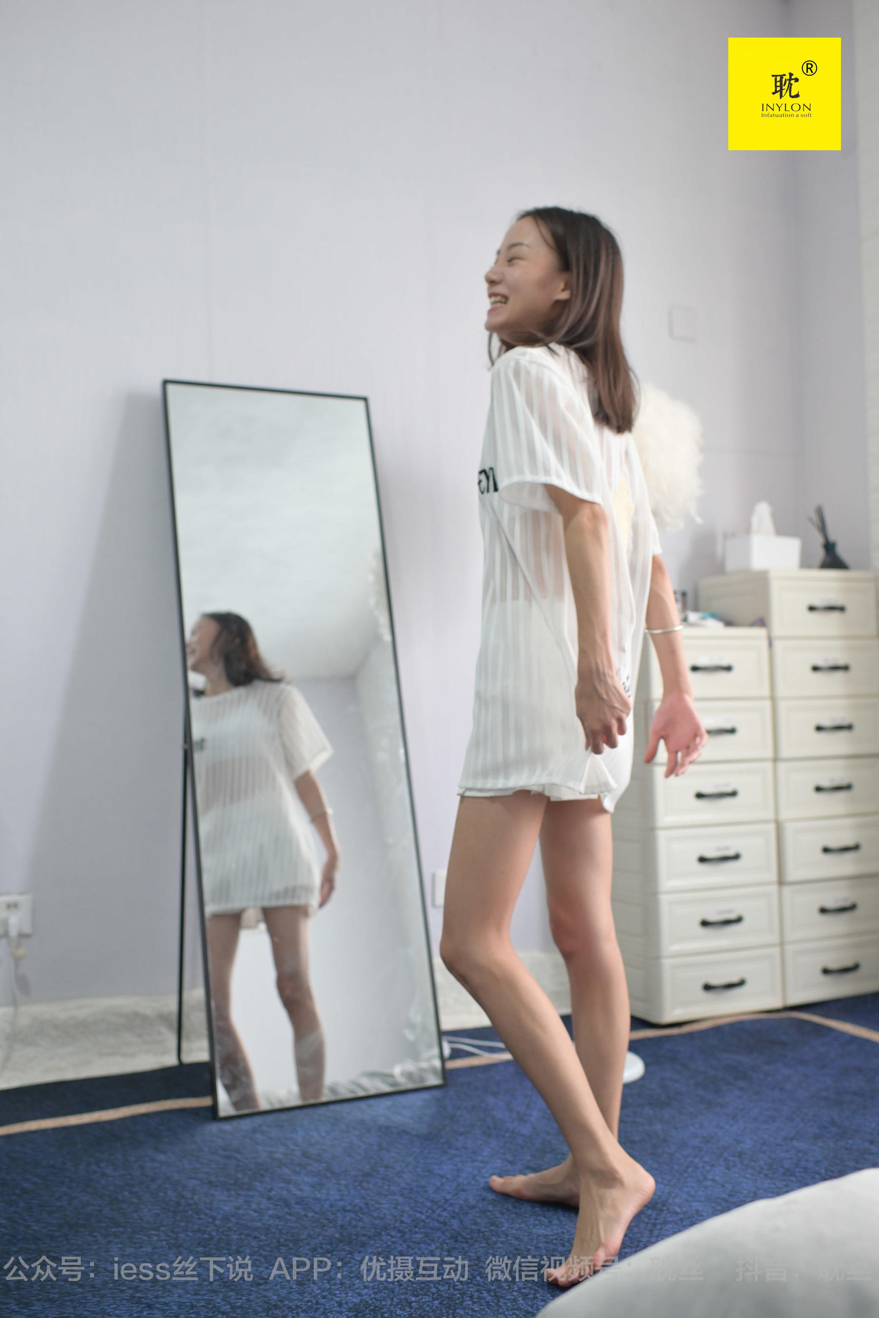 第N种幻想 孤单的周末② 小六 小裙子+鱼嘴鞋+脱鞋玩水-图9