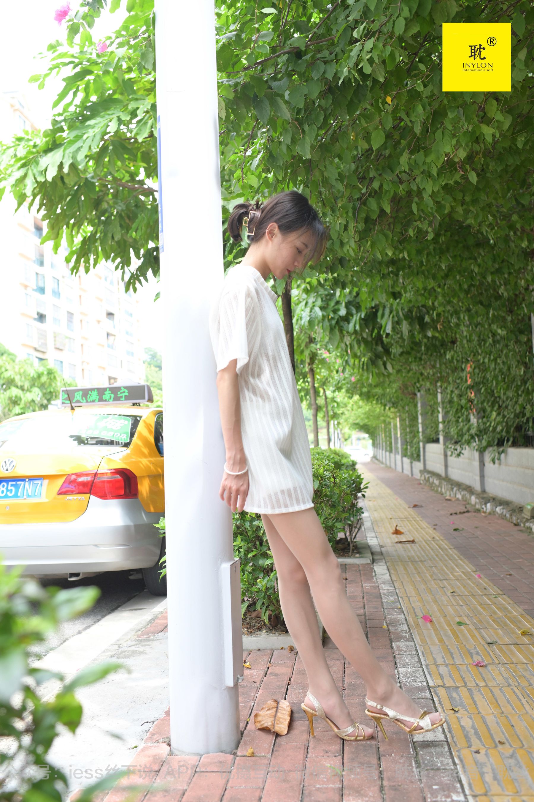 第N种幻想 孤单的周末② 小六 小裙子+鱼嘴鞋+脱鞋玩水-图61