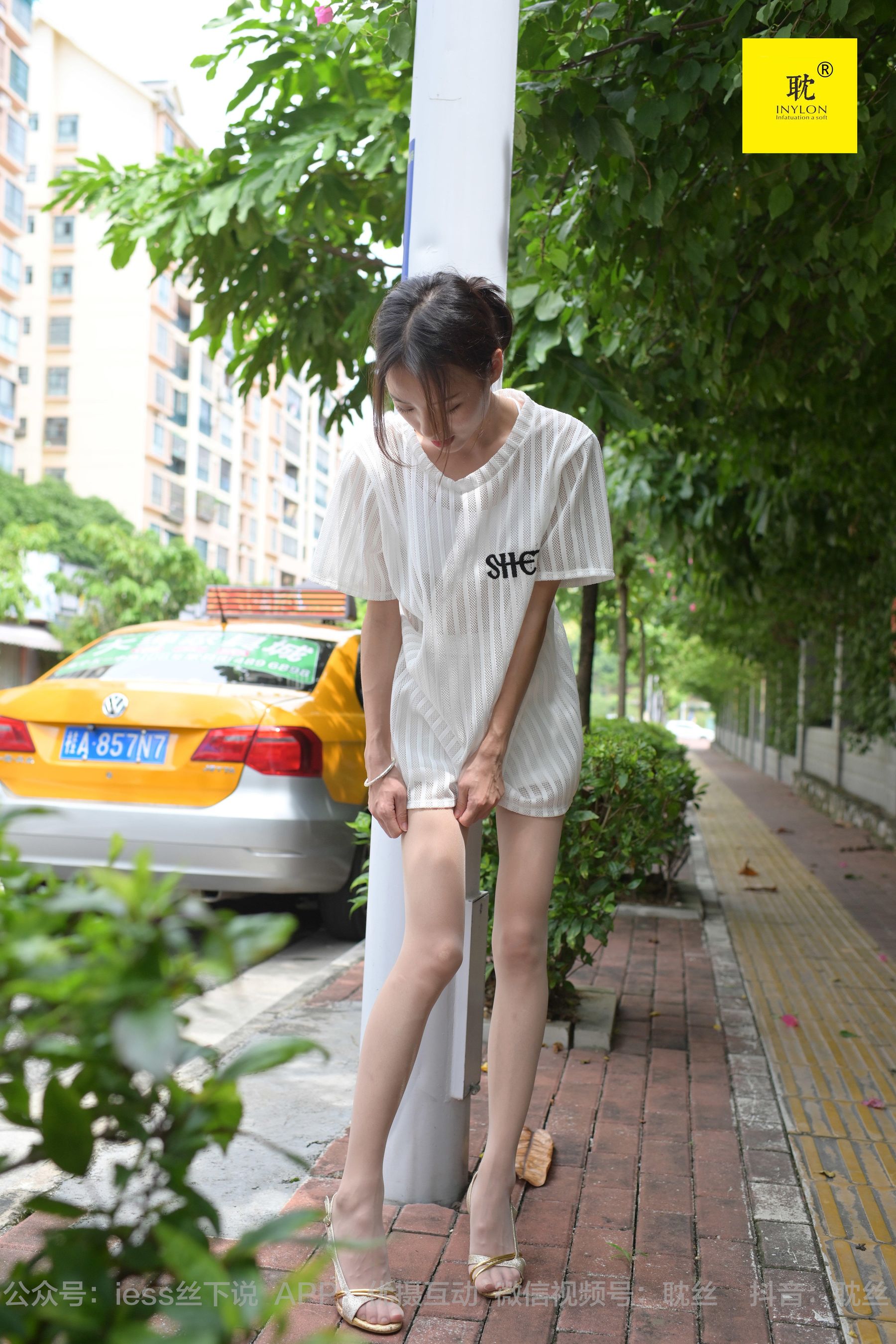 第N种幻想 孤单的周末② 小六 小裙子+鱼嘴鞋+脱鞋玩水-图62