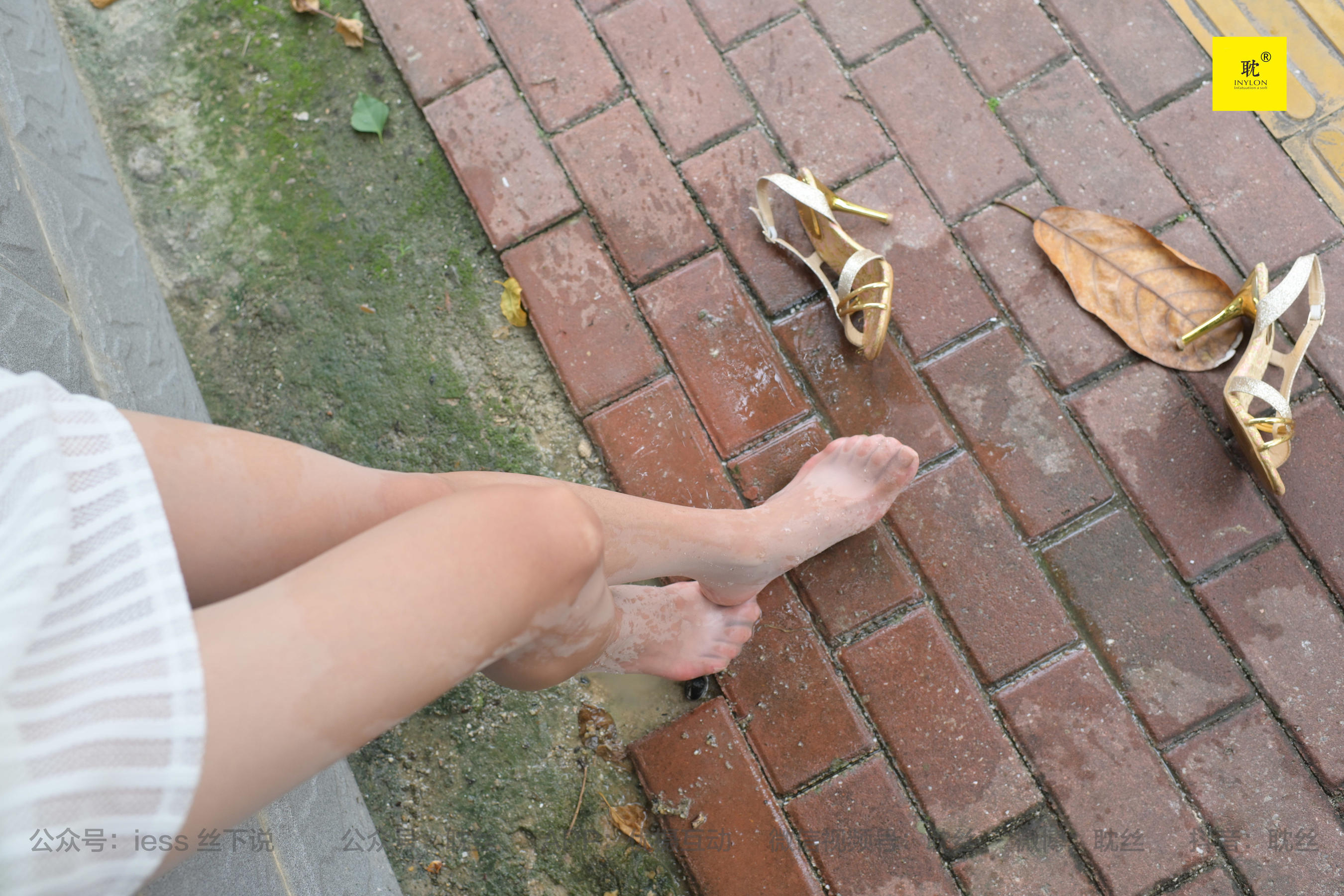 第N种幻想 孤单的周末② 小六 小裙子+鱼嘴鞋+脱鞋玩水-图96