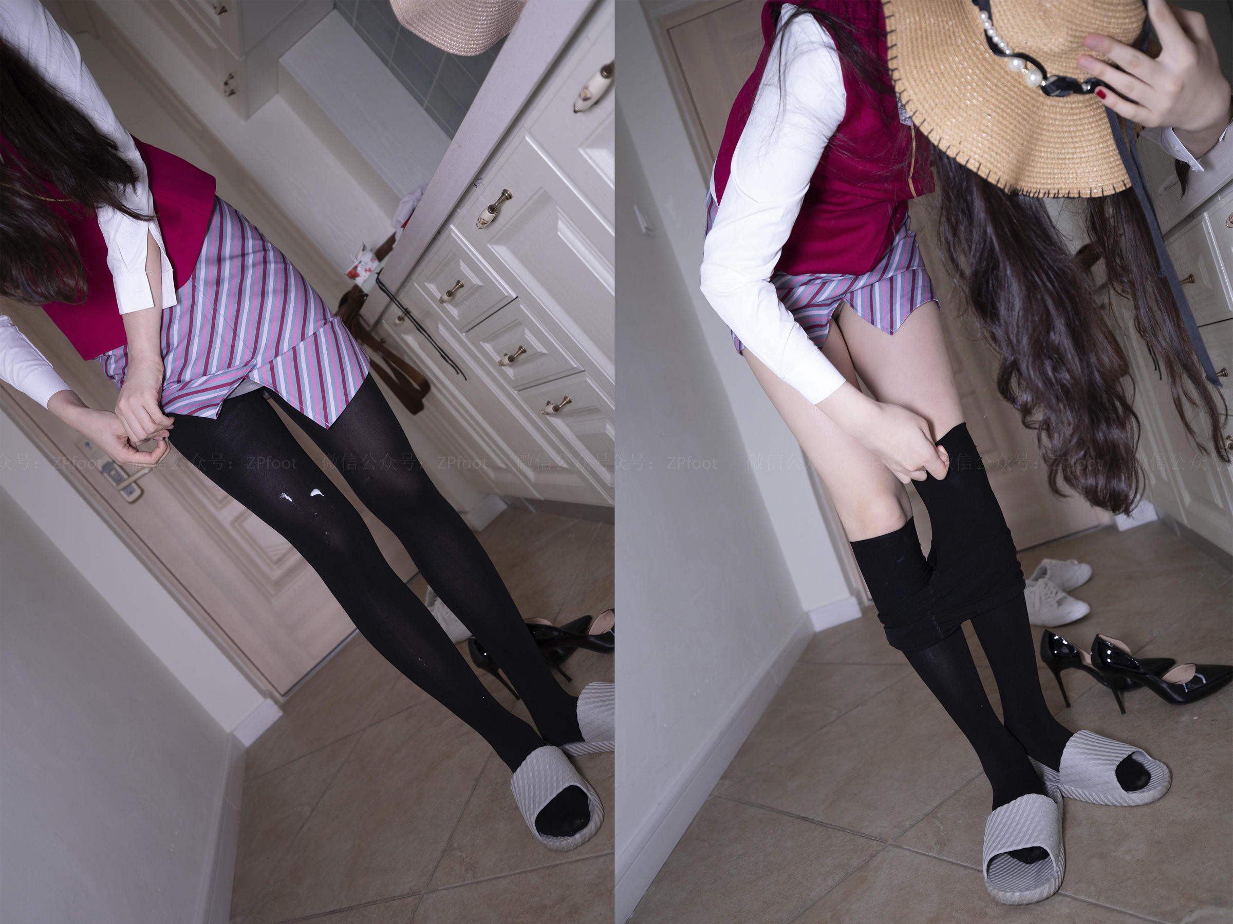 NO.303 酸奶掉在丝袜上-图0