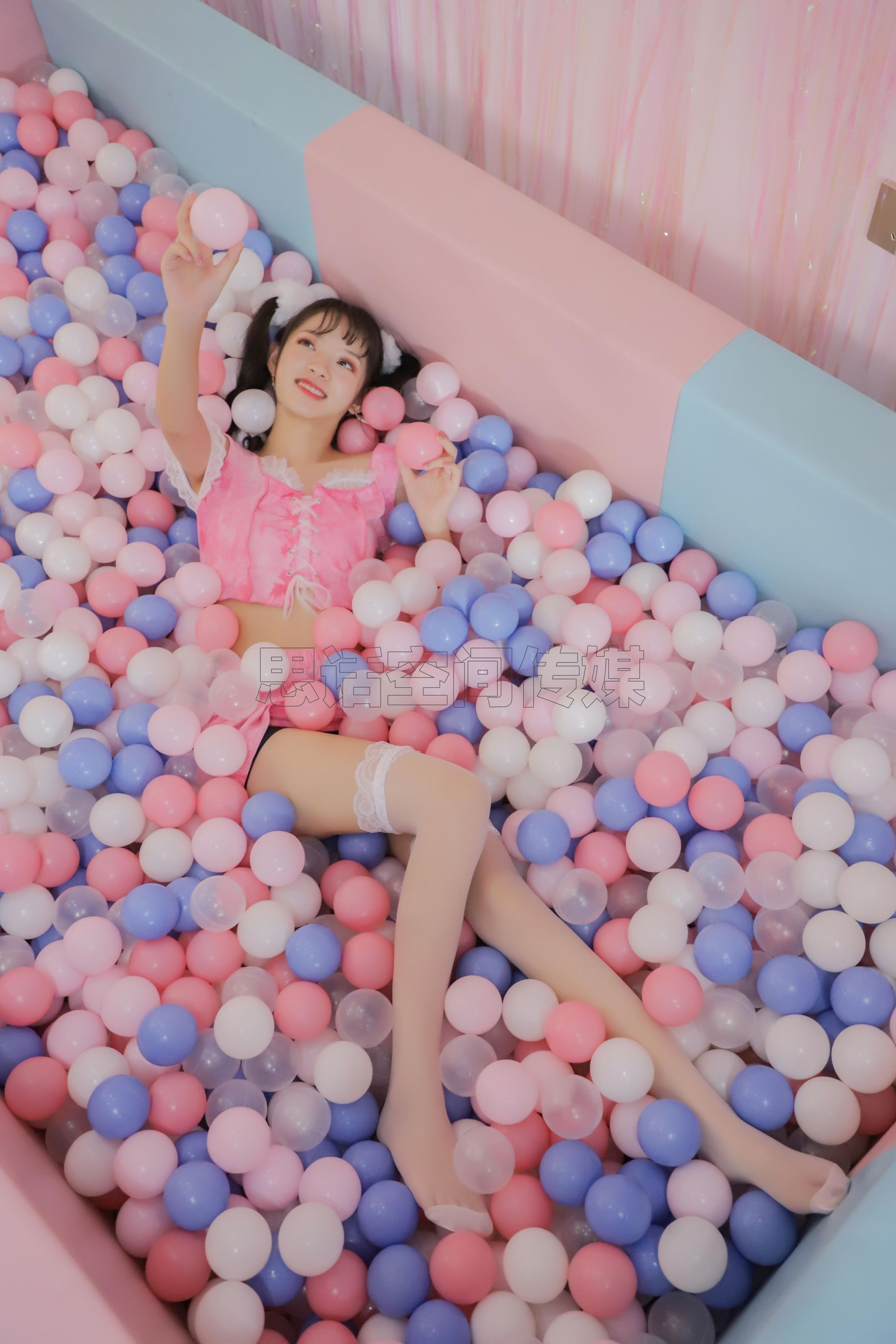 SJ018 珊珊 双马尾白丝小可爱-图0