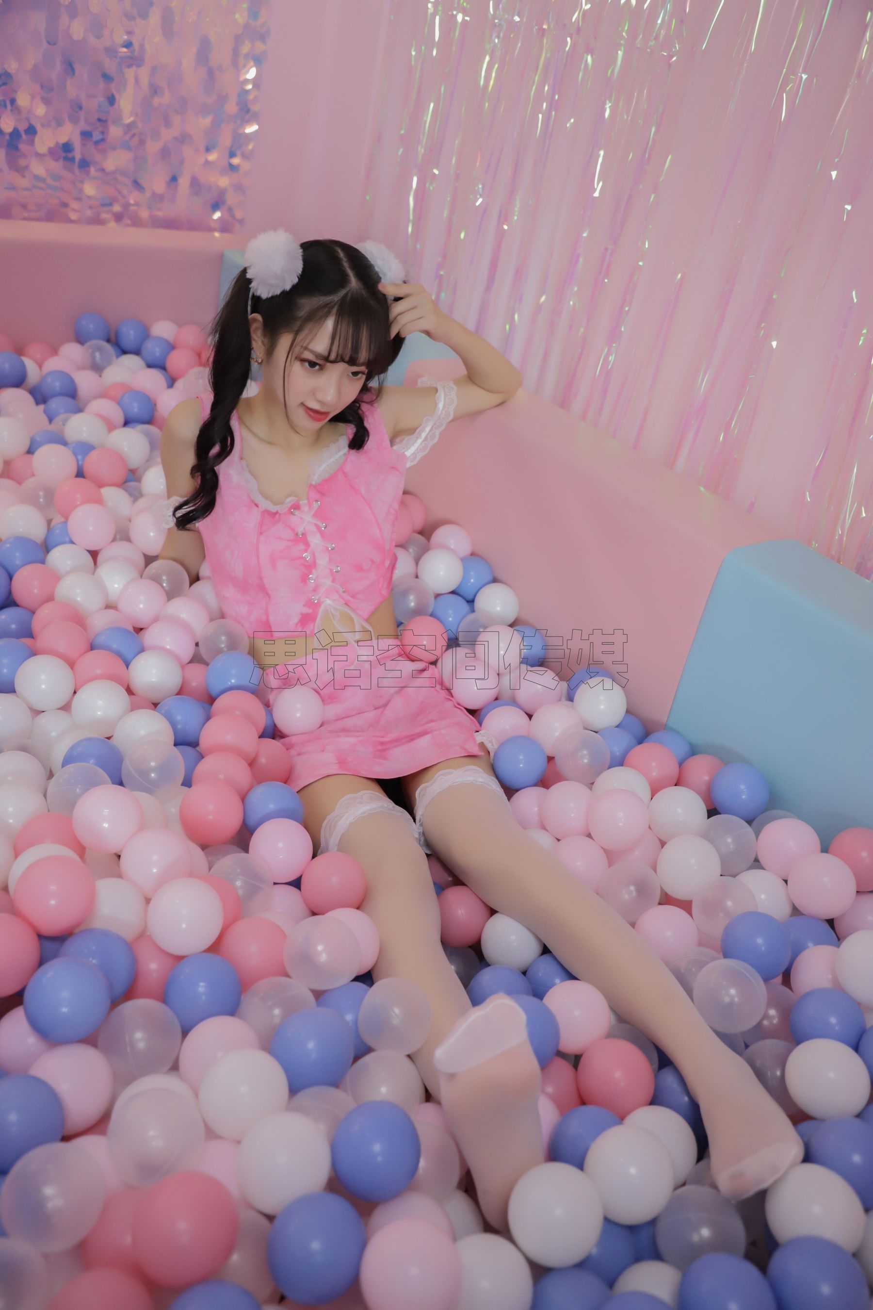 SJ018 珊珊 双马尾白丝小可爱-图13