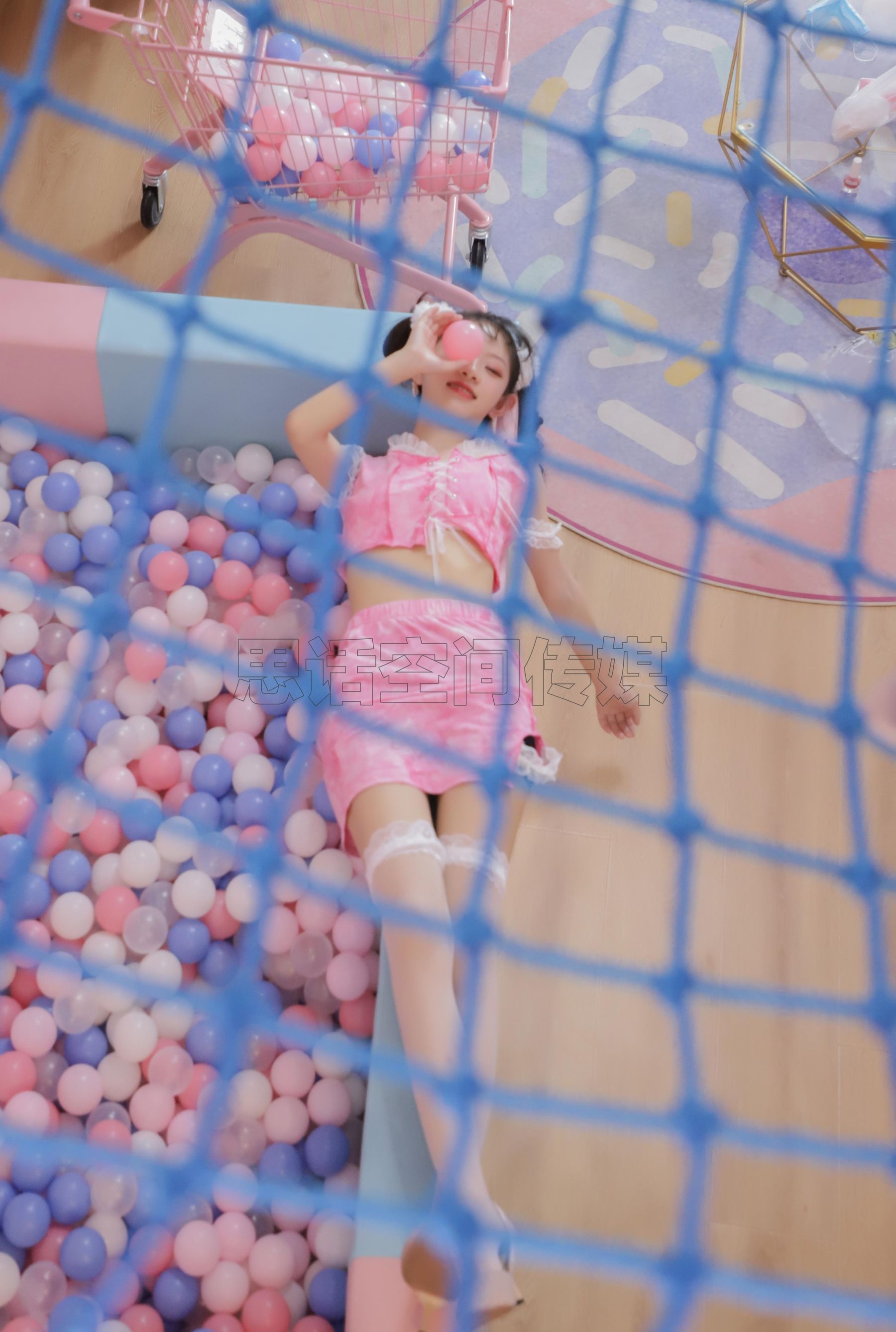 SJ018 珊珊 双马尾白丝小可爱-图4